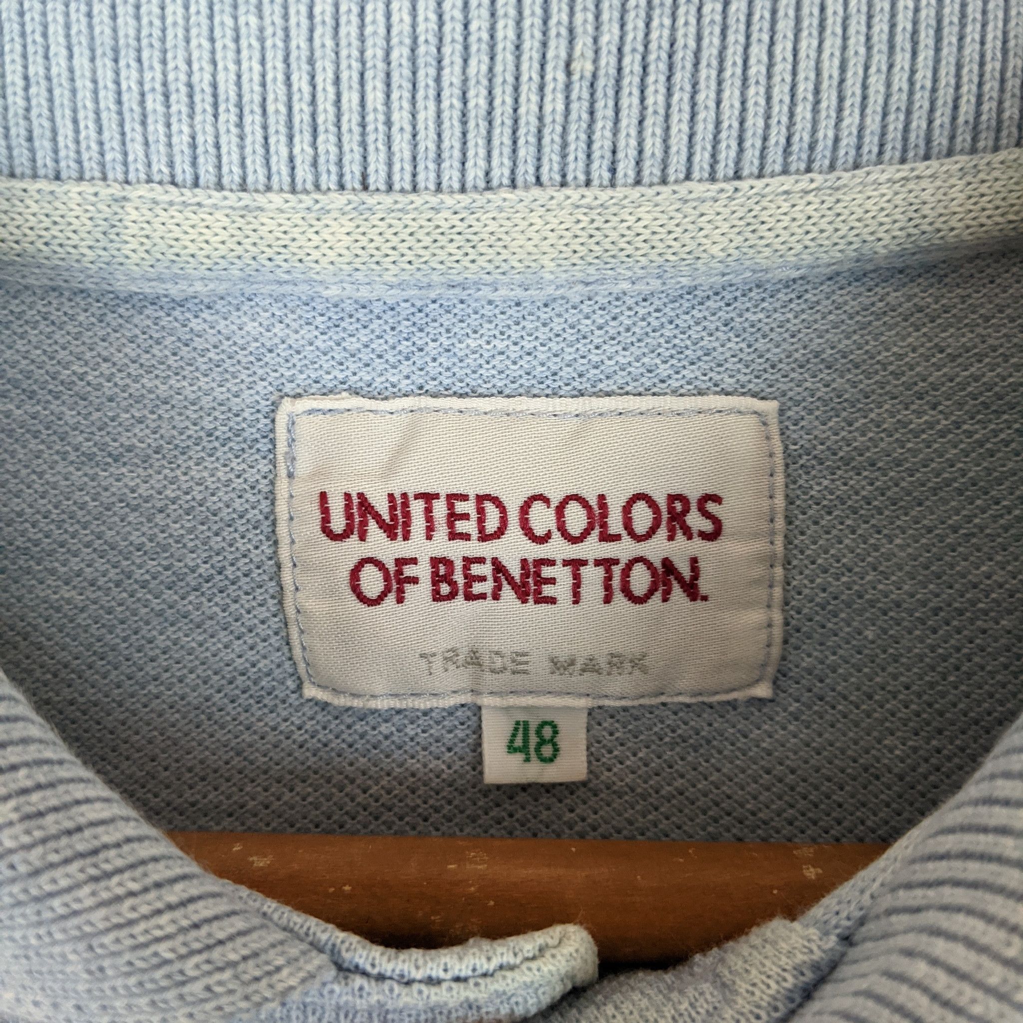 United Colors Of Benetton UNITED COLORS OF BENETTON Plain Polo Shirt Size US L / EU 52-54 / 3 - 7 Thumbnail