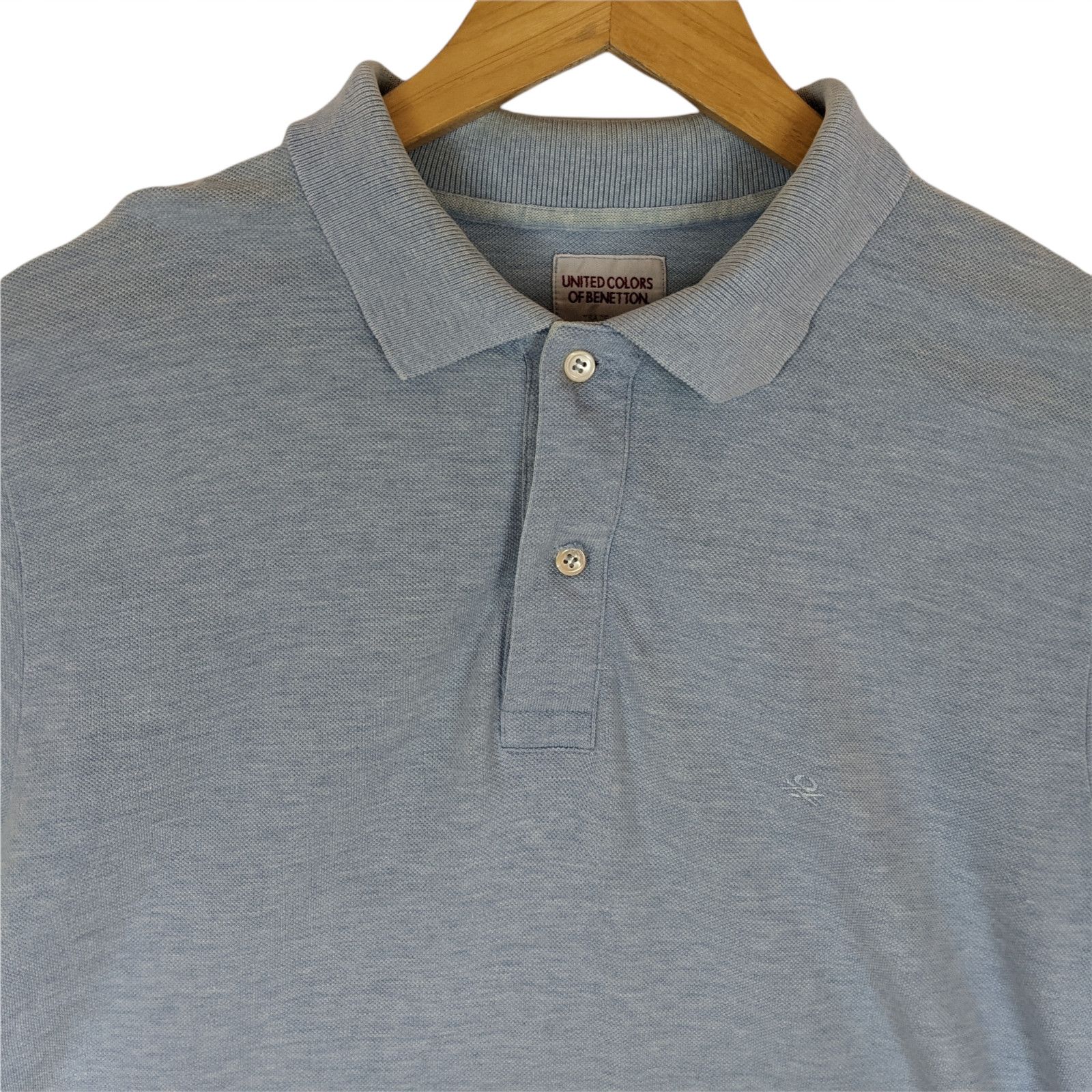 United Colors Of Benetton UNITED COLORS OF BENETTON Plain Polo Shirt Size US L / EU 52-54 / 3 - 4 Thumbnail