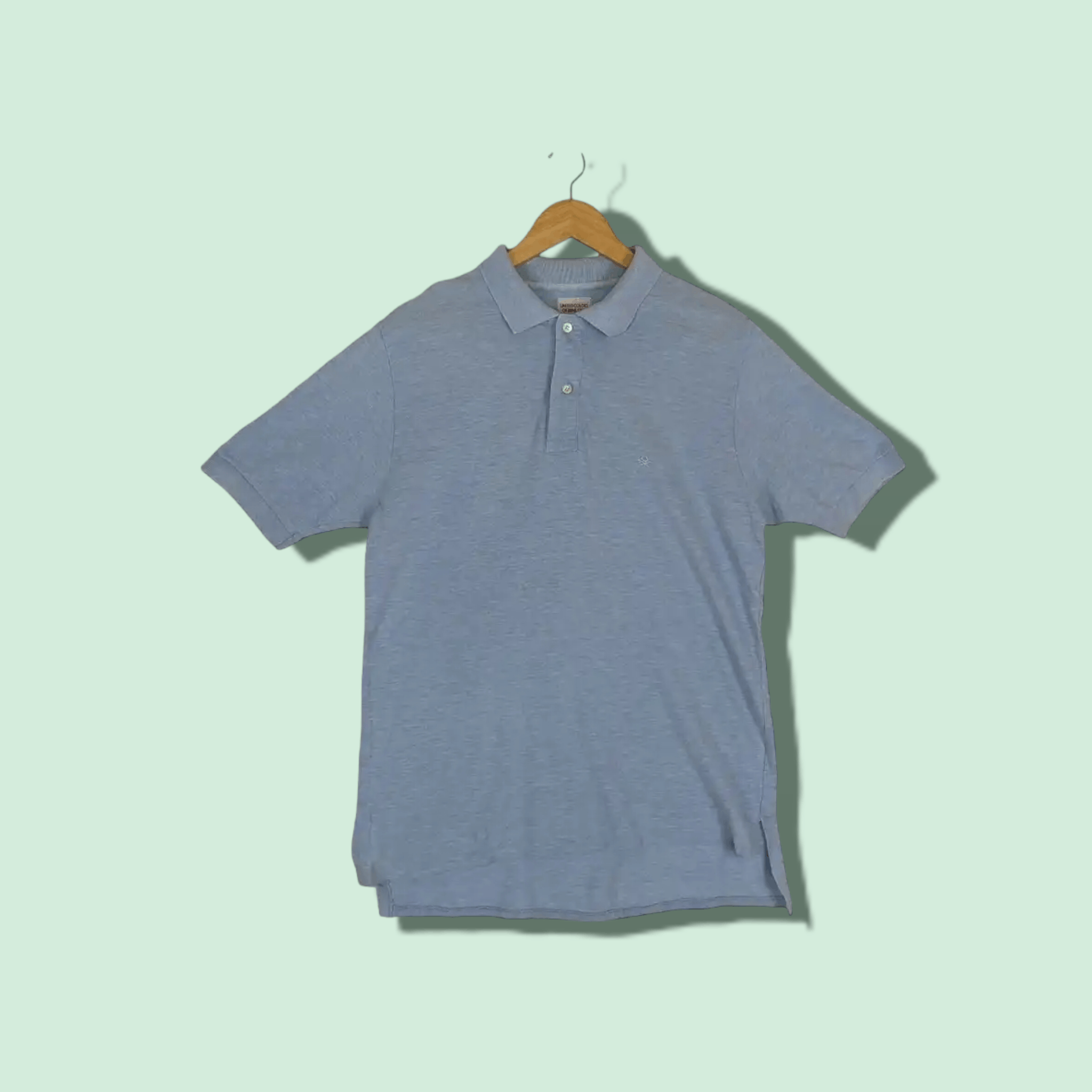 United Colors Of Benetton UNITED COLORS OF BENETTON Plain Polo Shirt Size US L / EU 52-54 / 3 - 1 Thumbnail