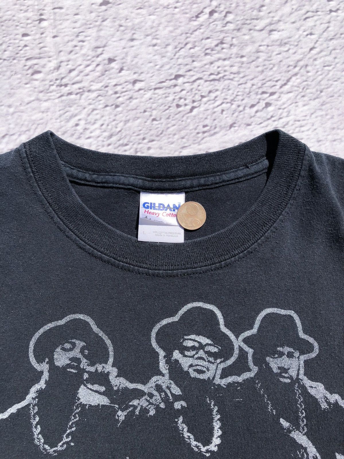 Band Tees Vintage 2010 Run DMC Faded Tee (Public Enemy LL Cool J) Size US L / EU 52-54 / 3 - 12 Thumbnail