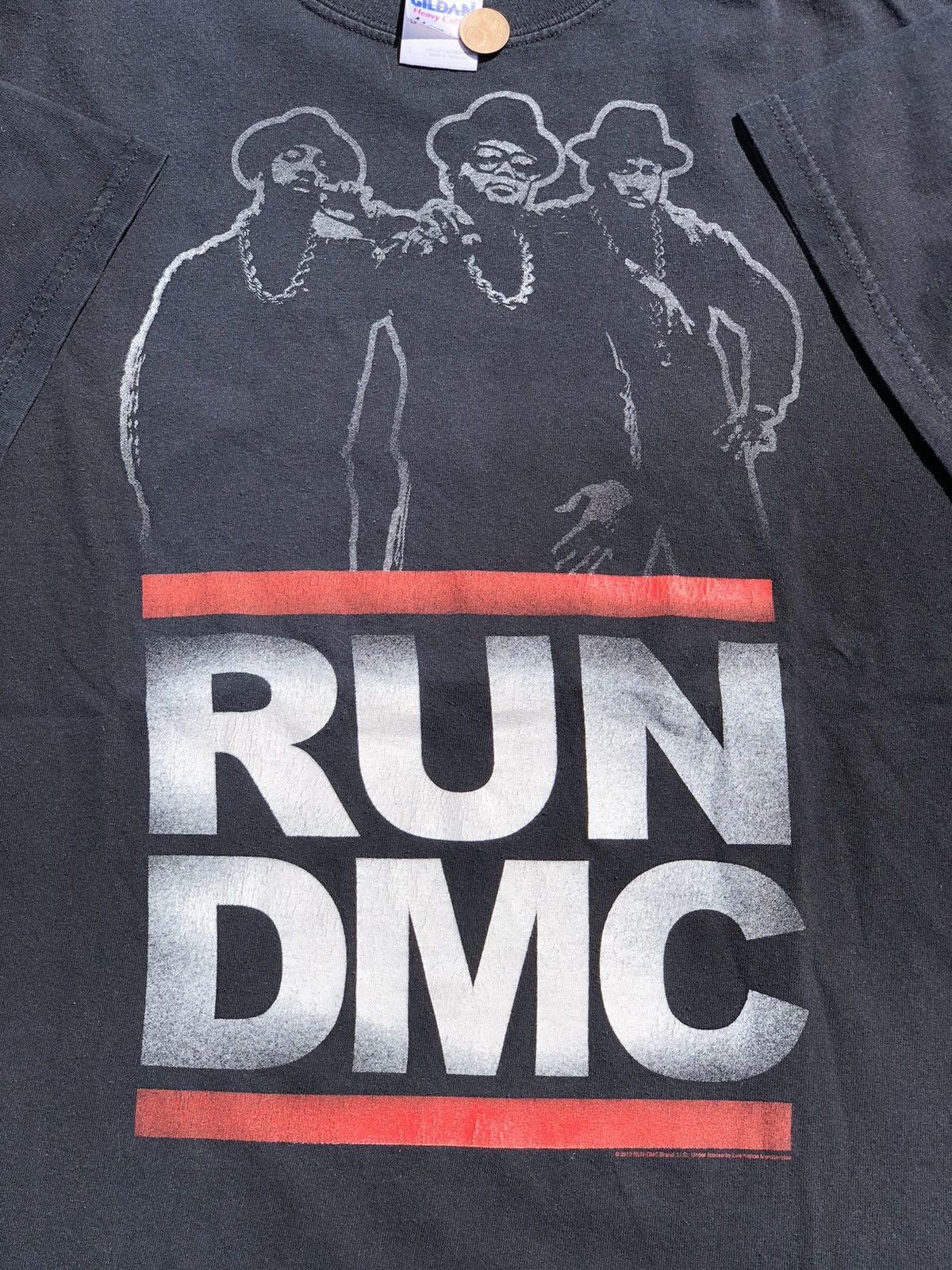 Band Tees Vintage 2010 Run DMC Faded Tee (Public Enemy LL Cool J) Size US L / EU 52-54 / 3 - 3 Thumbnail