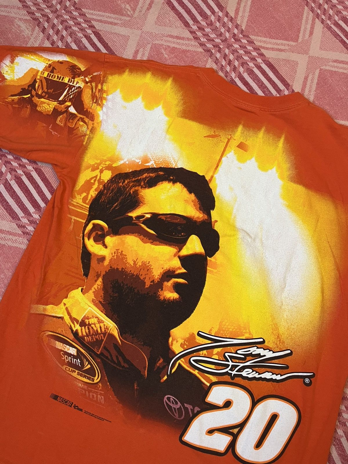 NASCAR × Other × Vintage VINTAGE TONY STEWART AOP RACING GRAPHIC T SHIRT Size US L / EU 52-54 / 3 - 7 Thumbnail
