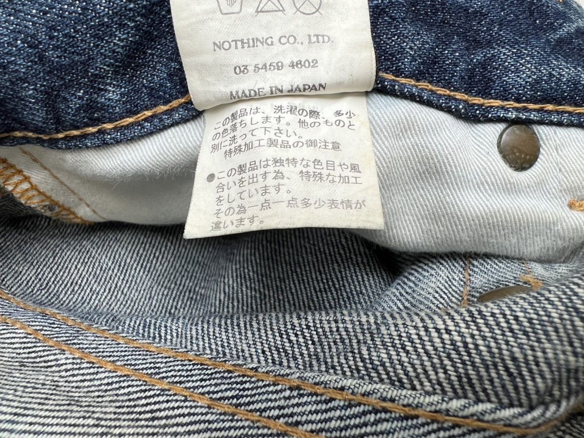 Pledge Trashed Vintage Pledge Japan Dirty Mud Denim Ripped Jeans Size US 30 / EU 46 - 19 Thumbnail