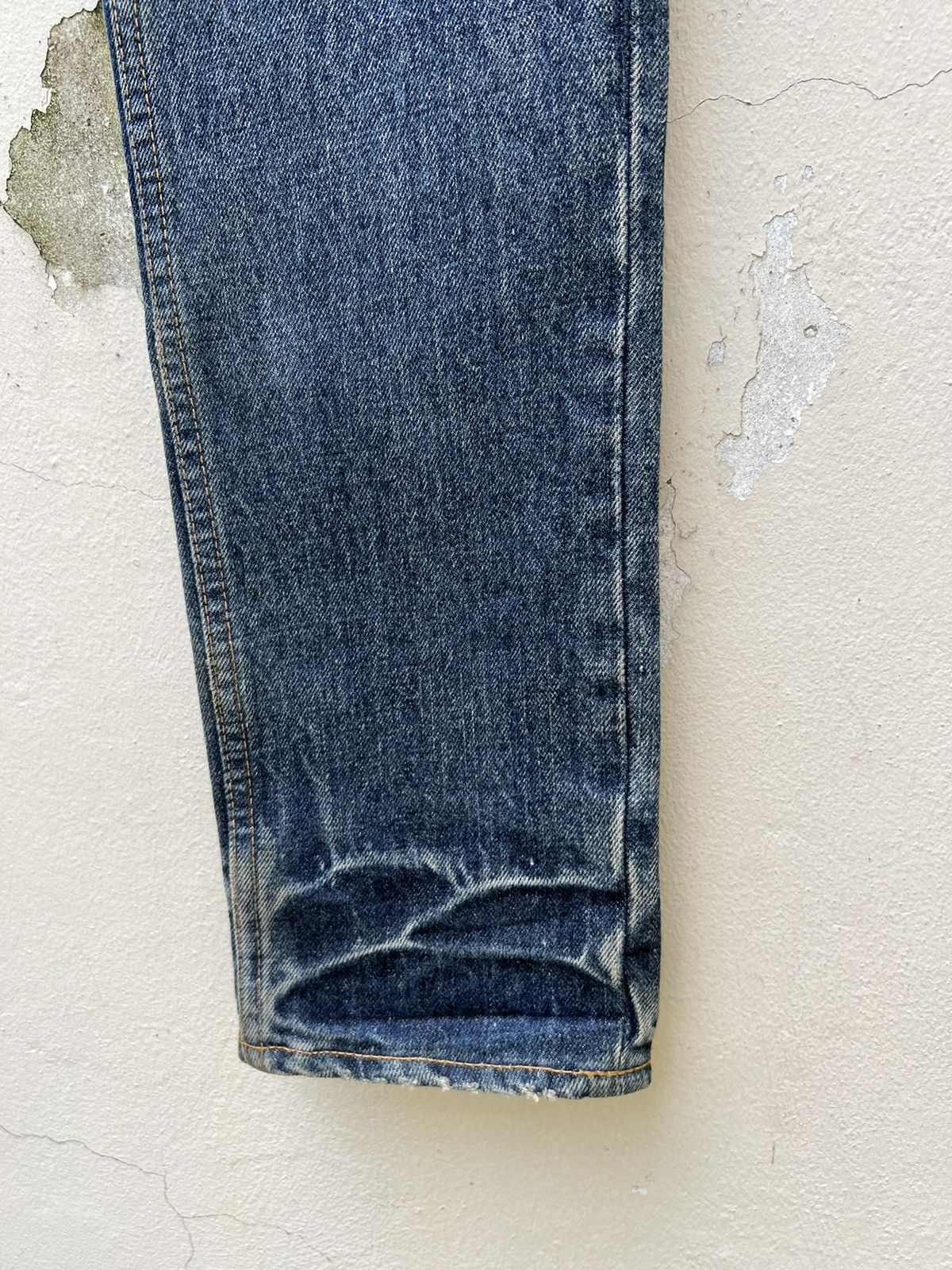 Pledge Trashed Vintage Pledge Japan Dirty Mud Denim Ripped Jeans Size US 30 / EU 46 - 9 Thumbnail