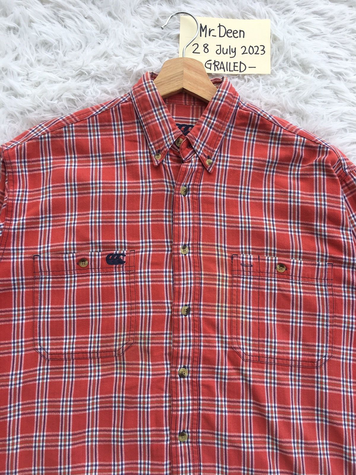 Canterbury of New Zealand Vintage Canterbury of New Zealand Flannel Shirt Size US L / EU 52-54 / 3 - 1 Thumbnail