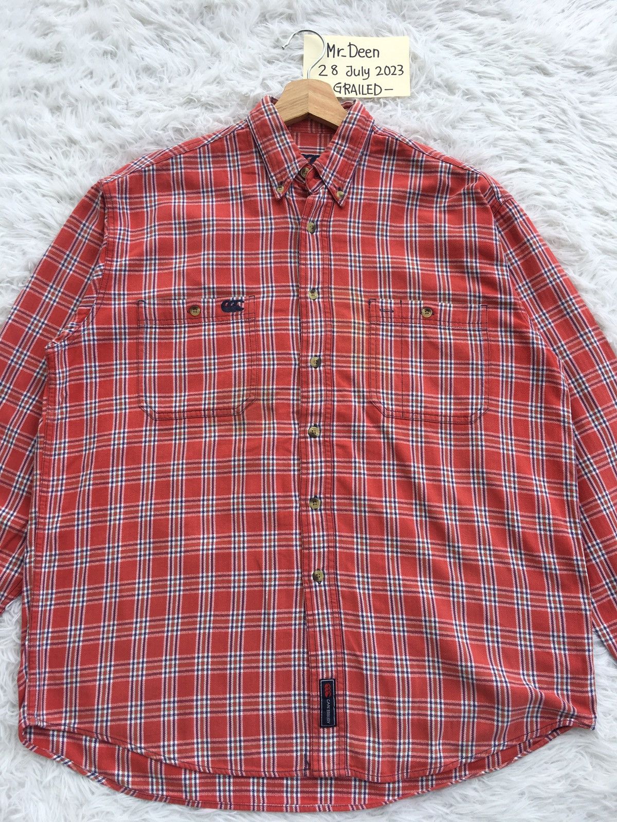 Canterbury of New Zealand Vintage Canterbury of New Zealand Flannel Shirt Size US L / EU 52-54 / 3 - 5 Thumbnail