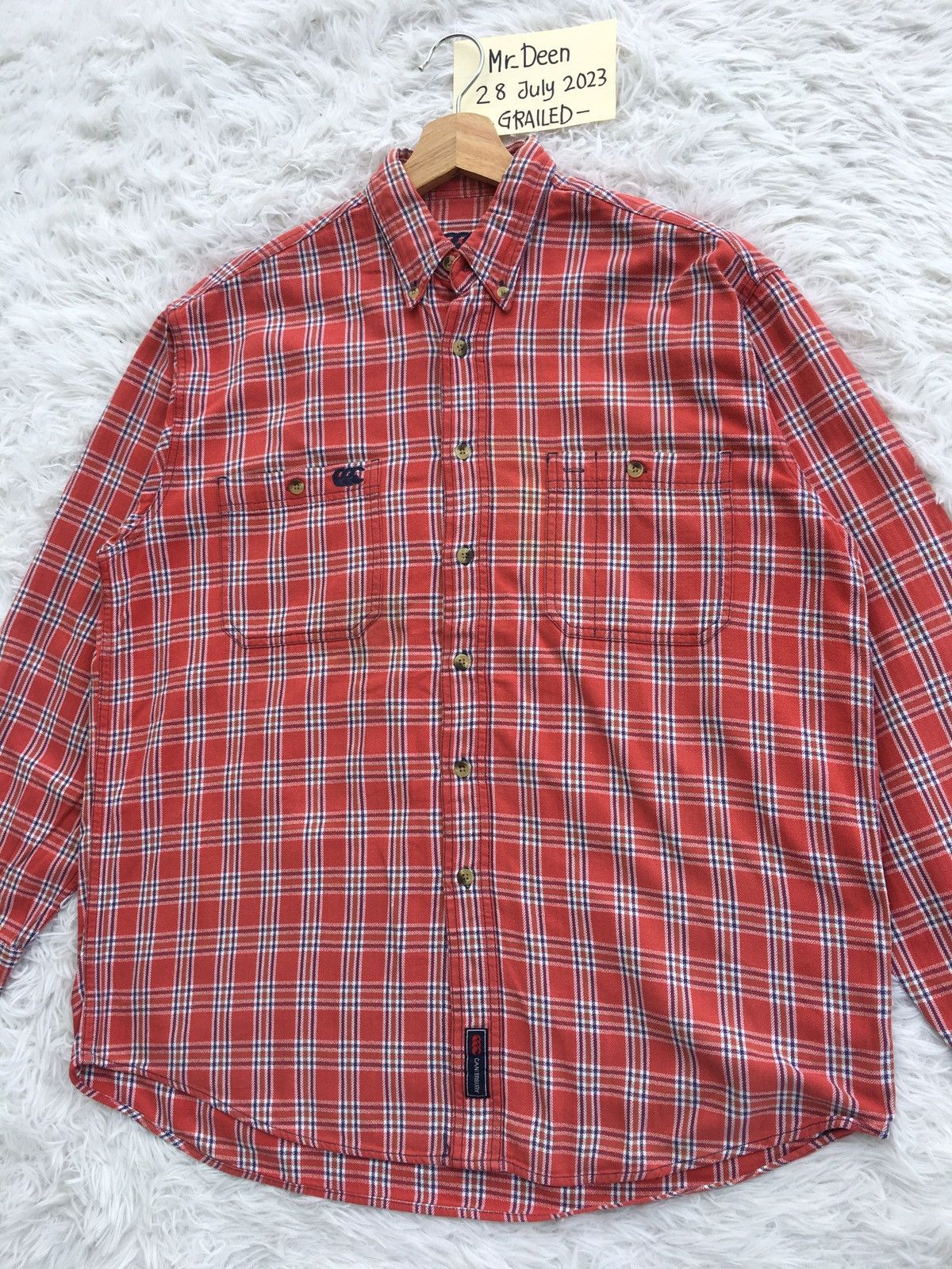 Canterbury of New Zealand Vintage Canterbury of New Zealand Flannel Shirt Size US L / EU 52-54 / 3 - 4 Thumbnail