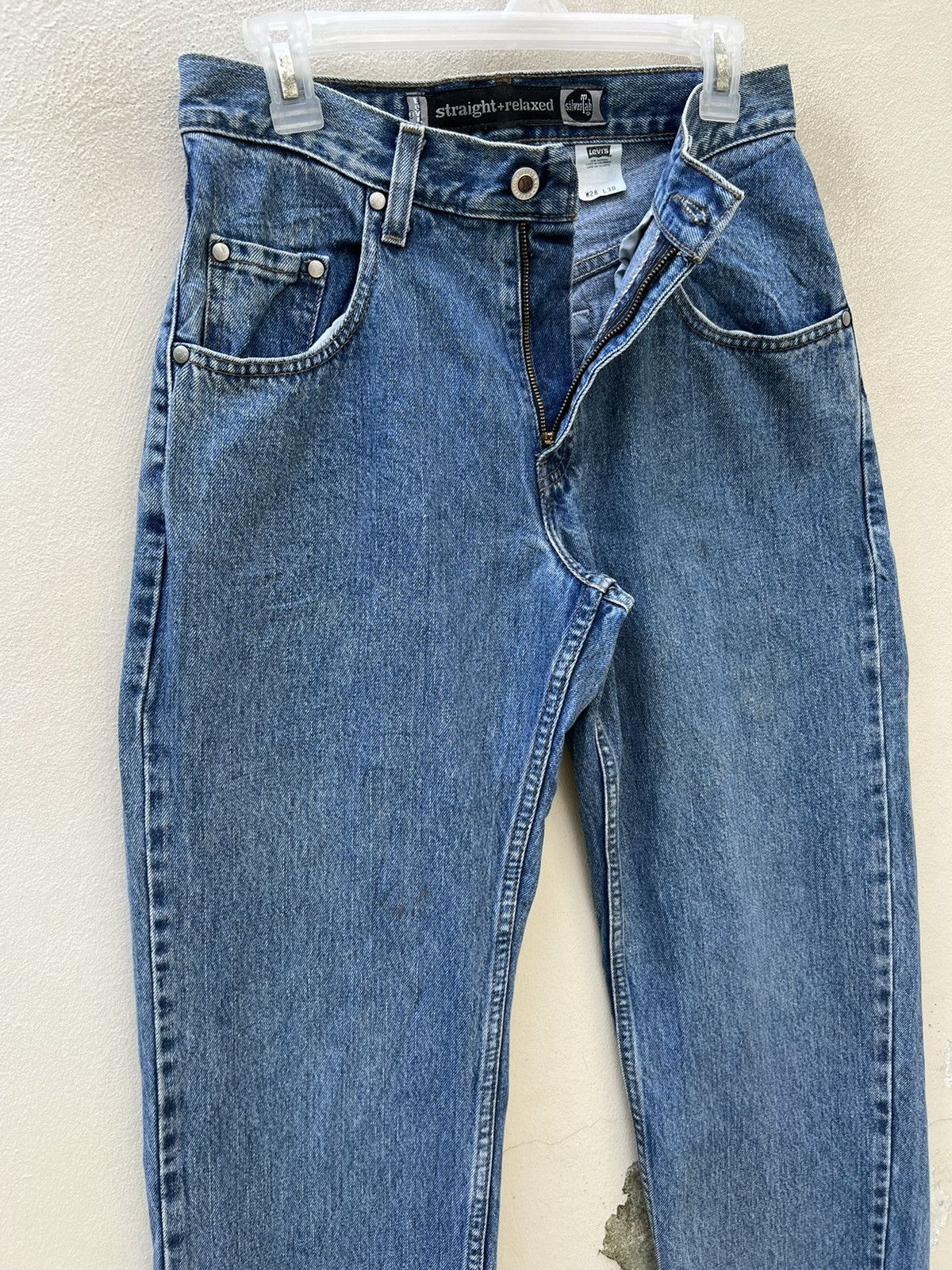 Levi's Vintage 90s Levi’s Silvertab Straight Relaxed Denim Jeans Size US 29 - 9 Thumbnail