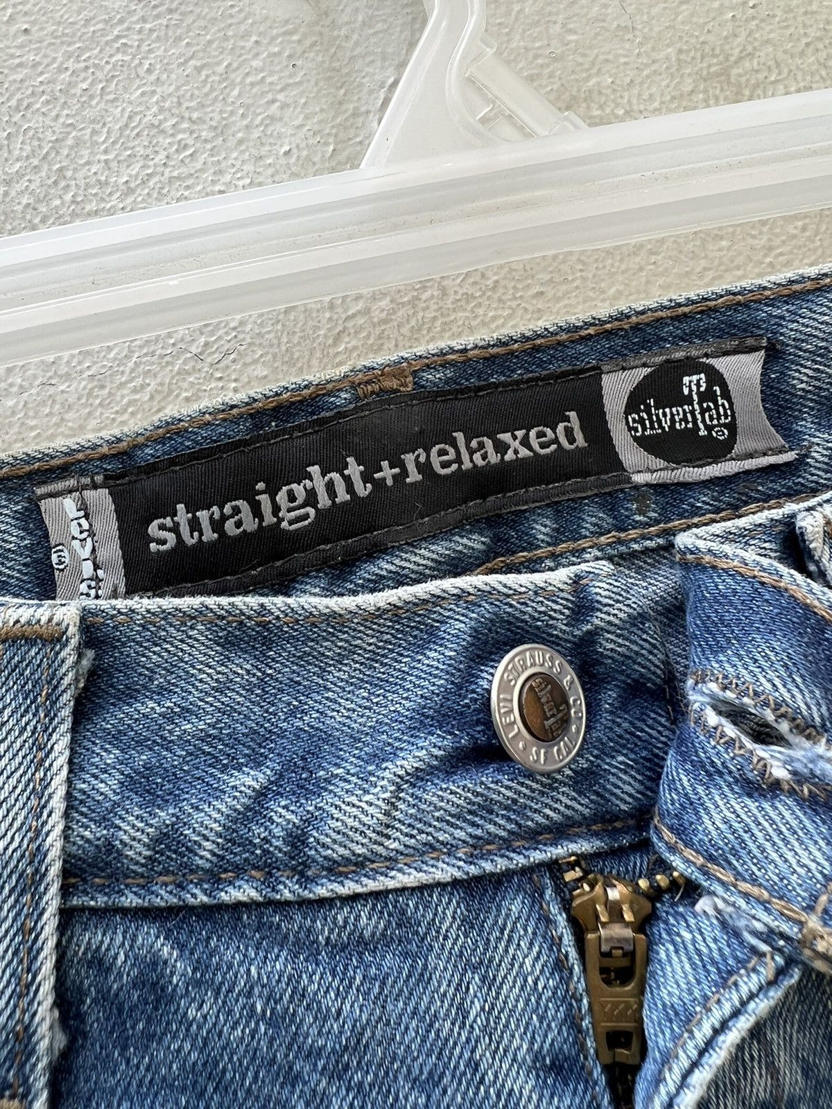 Levi's Vintage 90s Levi’s Silvertab Straight Relaxed Denim Jeans Size US 29 - 8 Thumbnail