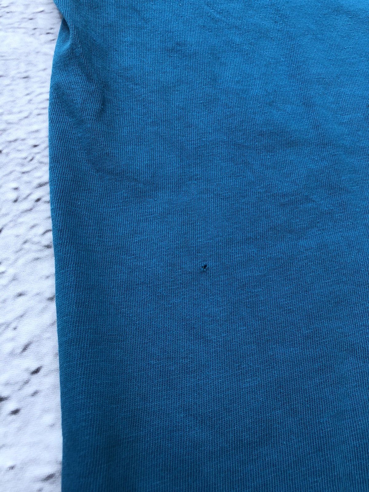 Nike Vintage 90s Nike Jordan Center Logo Blue Tee Size US XL / EU 56 / 4 - 14 Thumbnail