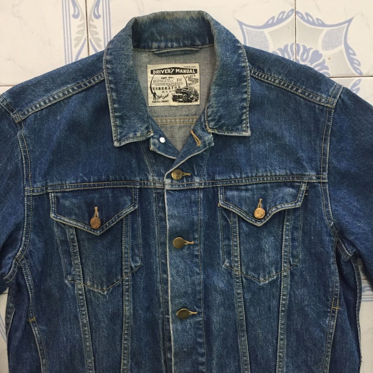 Japanese Brand Driver’s Manual Denim Jeans Jacket Size US M / EU 48-50 / 2 - 5 Thumbnail