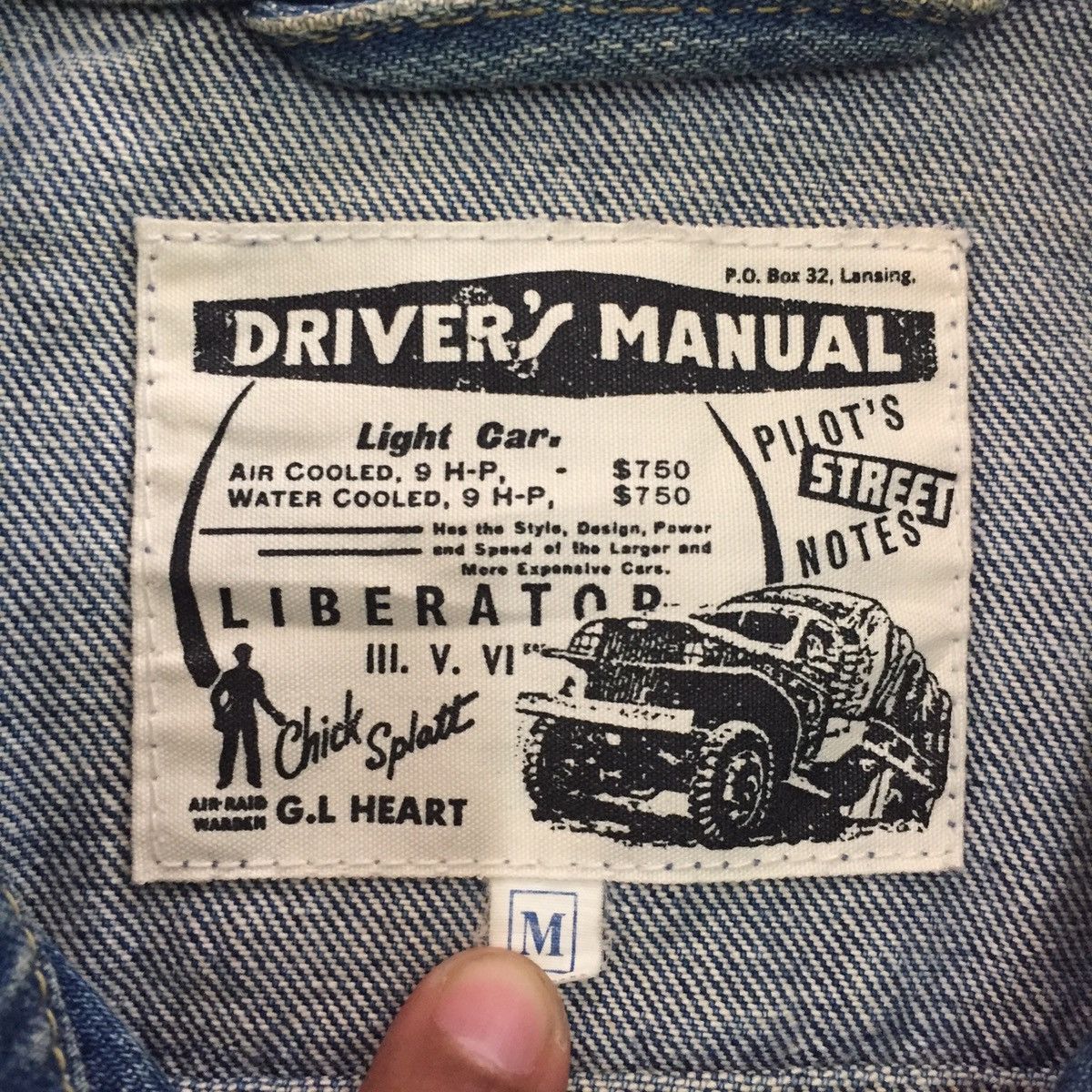 Japanese Brand Driver’s Manual Denim Jeans Jacket Size US M / EU 48-50 / 2 - 6 Thumbnail