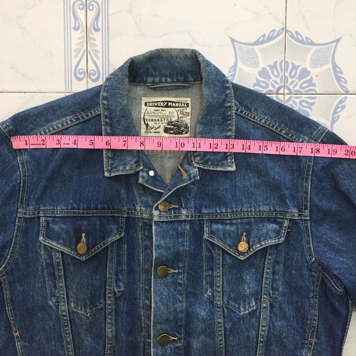 Japanese Brand Driver’s Manual Denim Jeans Jacket Size US M / EU 48-50 / 2 - 19 Thumbnail