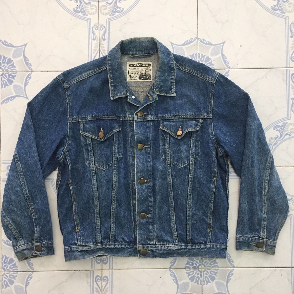 Japanese Brand Driver’s Manual Denim Jeans Jacket Size US M / EU 48-50 / 2 - 1 Thumbnail
