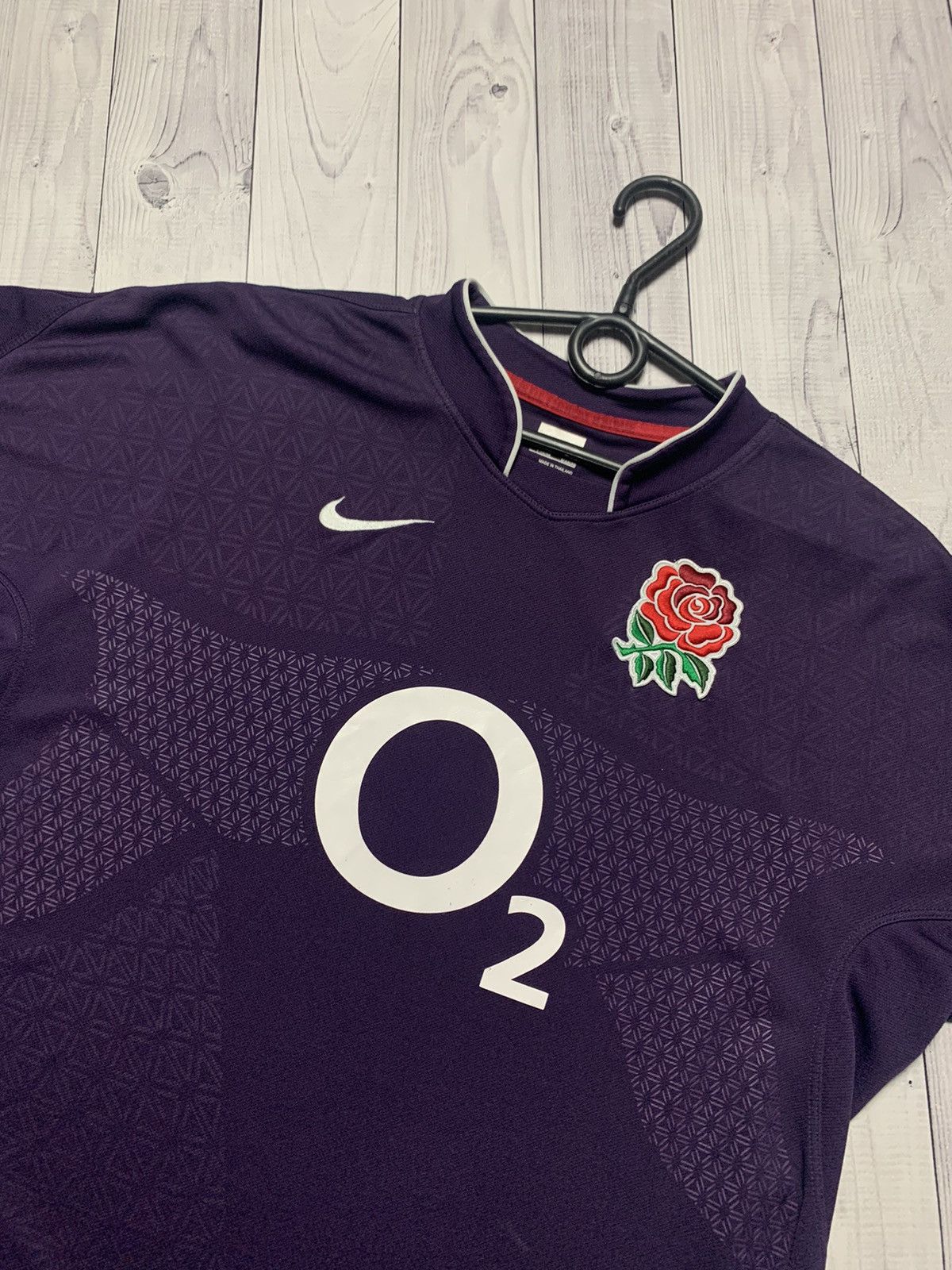 Nike × Vintage Vintage Nike purple rugby jersey England size M Size US M / EU 48-50 / 2 - 2 Thumbnail