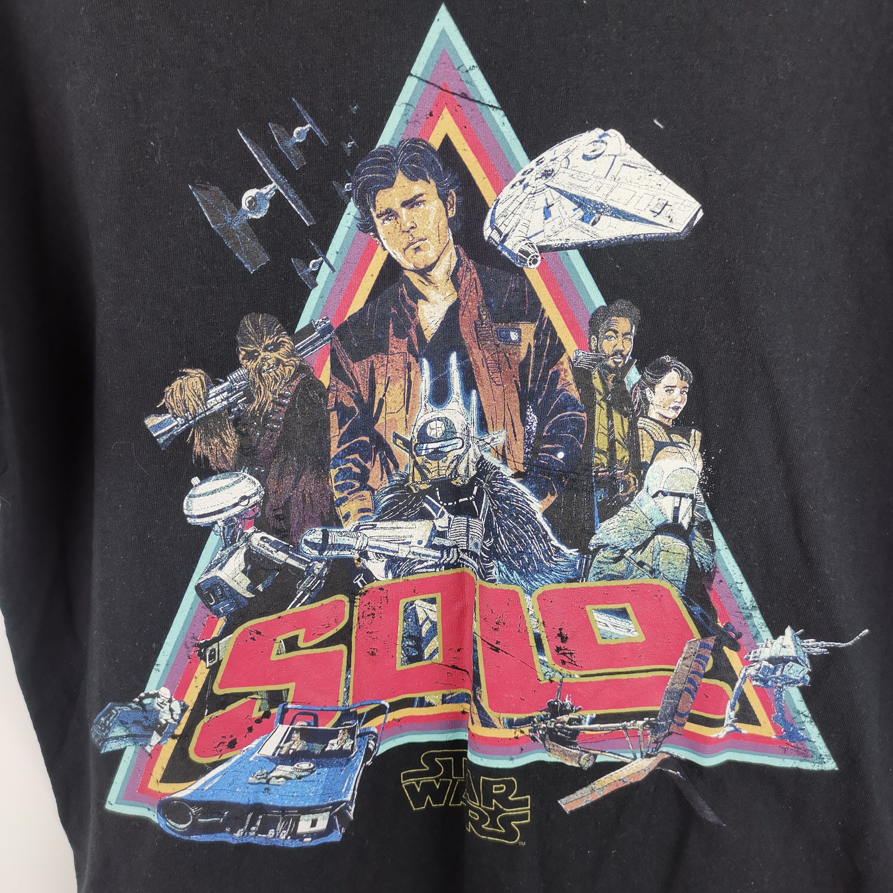 Star Wars Star Wars official han solo vintage tee shirt Size US L / EU 52-54 / 3 - 3 Thumbnail