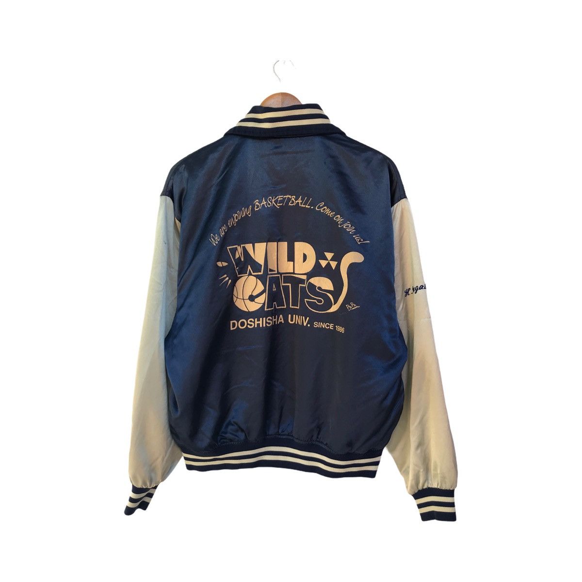 NBA × Nutmeg Vintage Wild Cats Varsity Jacket Doshisha University Size US M / EU 48-50 / 2 - 3 Thumbnail