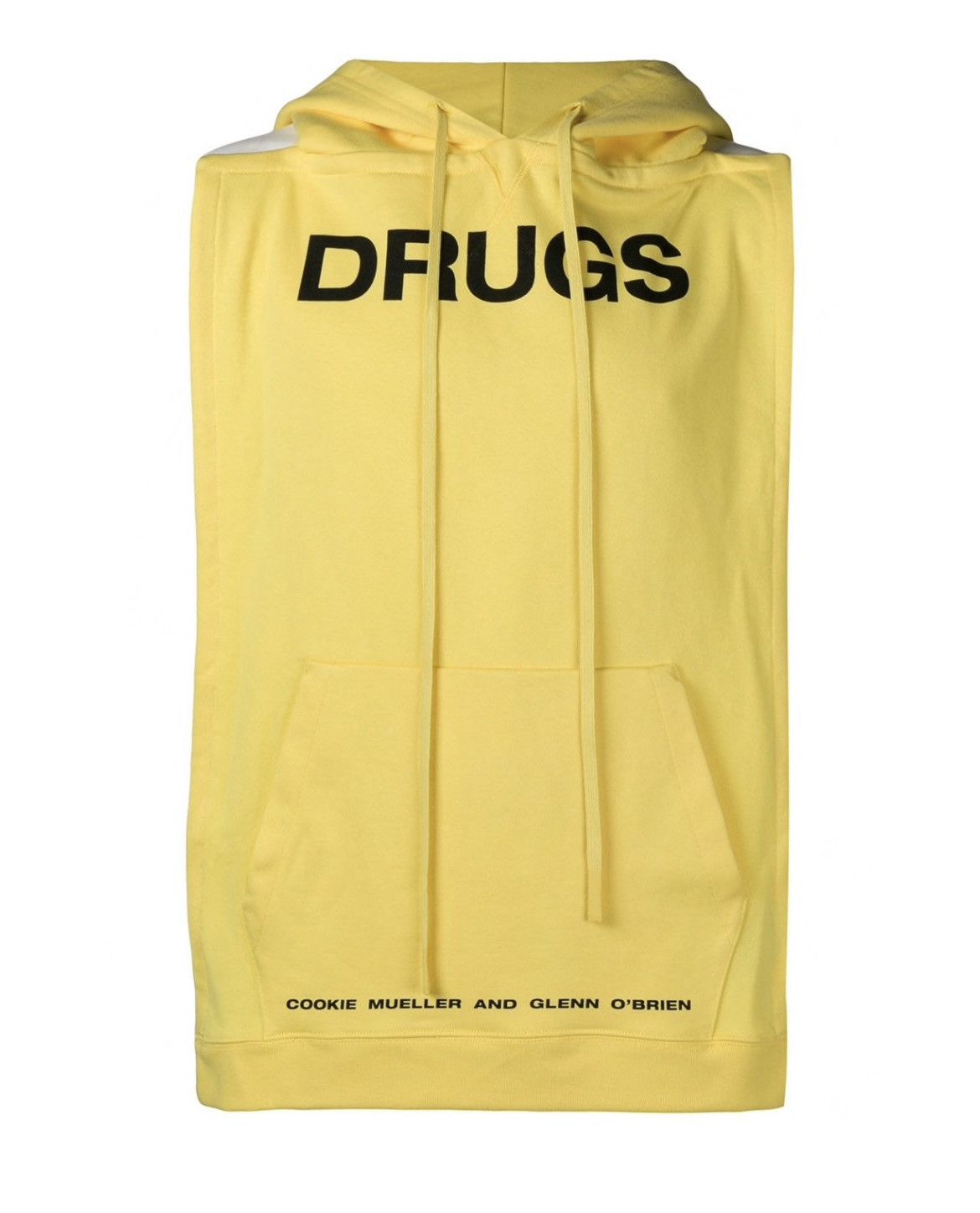 Raf Simons Raf Simons DRUGS Logo Sleeveless Hoodie Bib Yellow OS Size US L / EU 52-54 / 3 - 2 Thumbnail