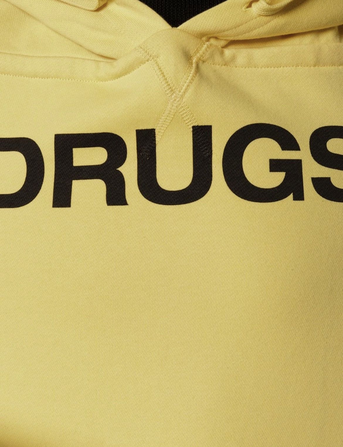 Raf Simons Raf Simons DRUGS Logo Sleeveless Hoodie Bib Yellow OS Size US L / EU 52-54 / 3 - 3 Thumbnail