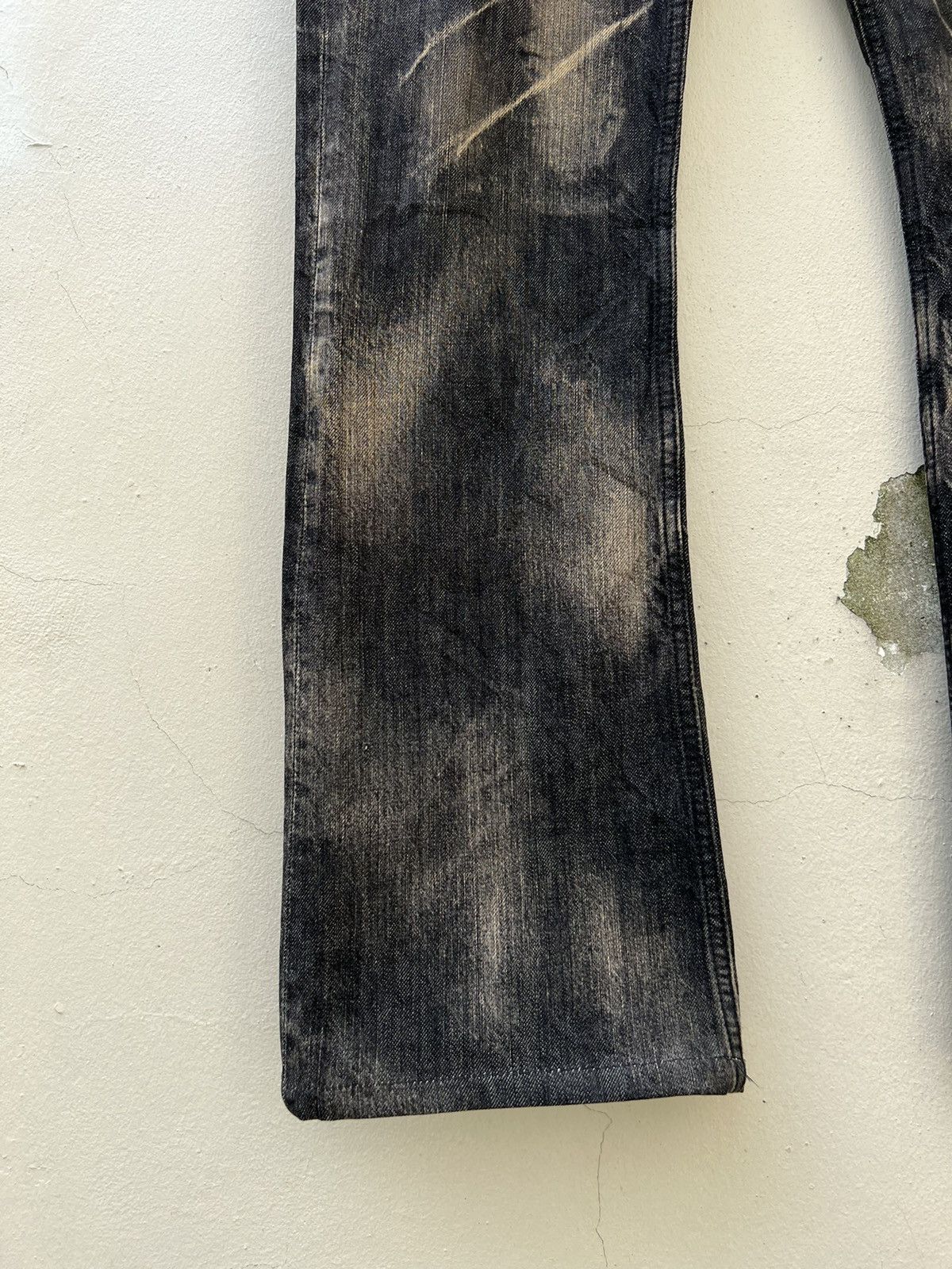 Vintage Flare Semantic Design Japan Fade Black Denim Flare Jeans Size US 32 / EU 48 - 10 Thumbnail