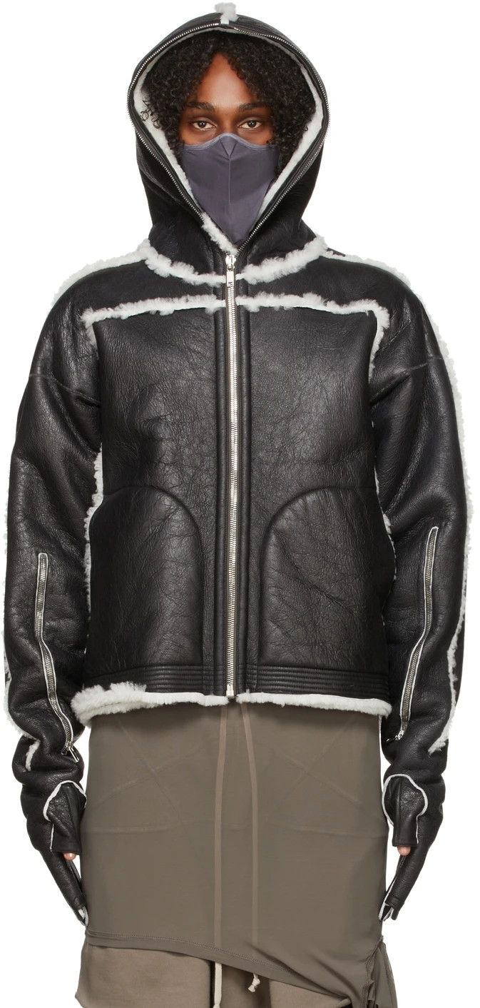 Rick Owens RICK OWENS FW21 SEALED WINDBREAKER GLOVE INSERT SHEARLING Size US S / EU 44-46 / 1 - 3 Thumbnail