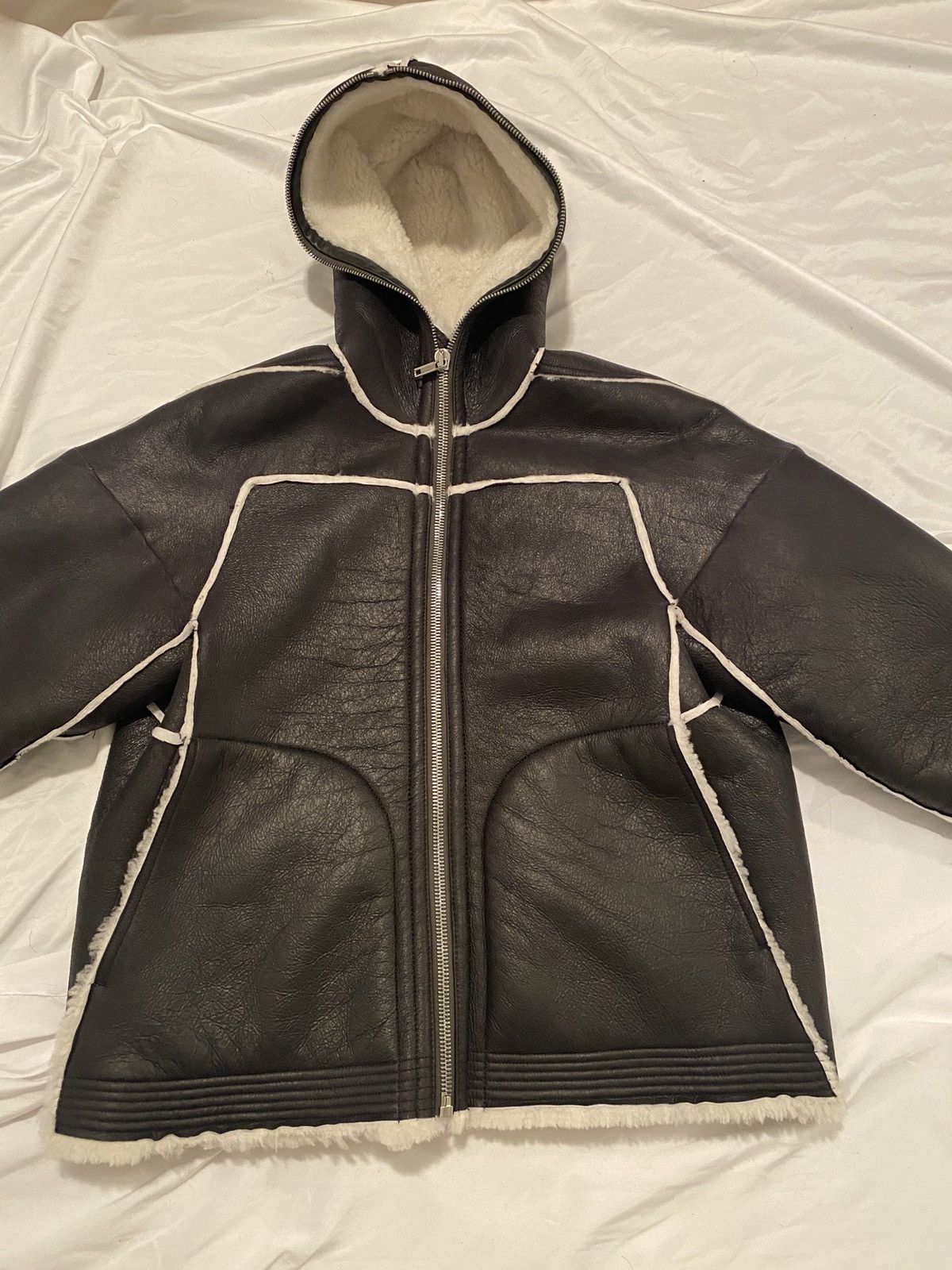 Rick Owens RICK OWENS FW21 SEALED WINDBREAKER GLOVE INSERT SHEARLING Size US S / EU 44-46 / 1 - 8 Thumbnail