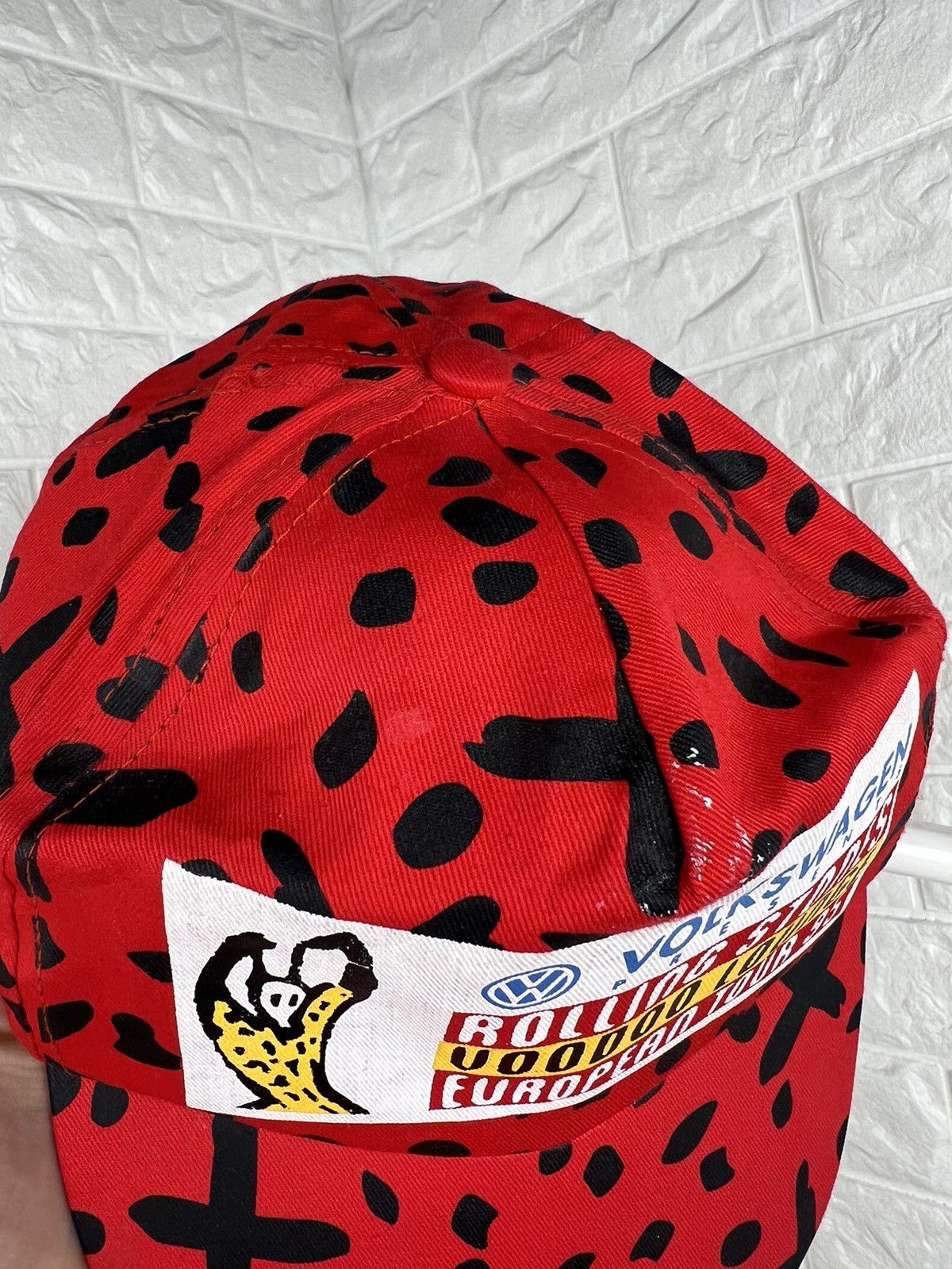 Band Tees × The Rolling Stones × Vintage Vintage Rolling Stones Voodoo Lounge European Tour 1995 Cap Size ONE SIZE - 4 Thumbnail