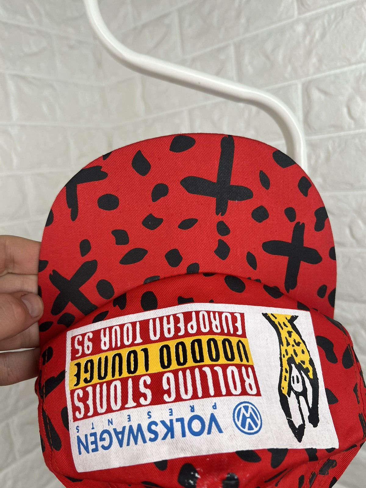 Band Tees × The Rolling Stones × Vintage Vintage Rolling Stones Voodoo Lounge European Tour 1995 Cap Size ONE SIZE - 7 Thumbnail