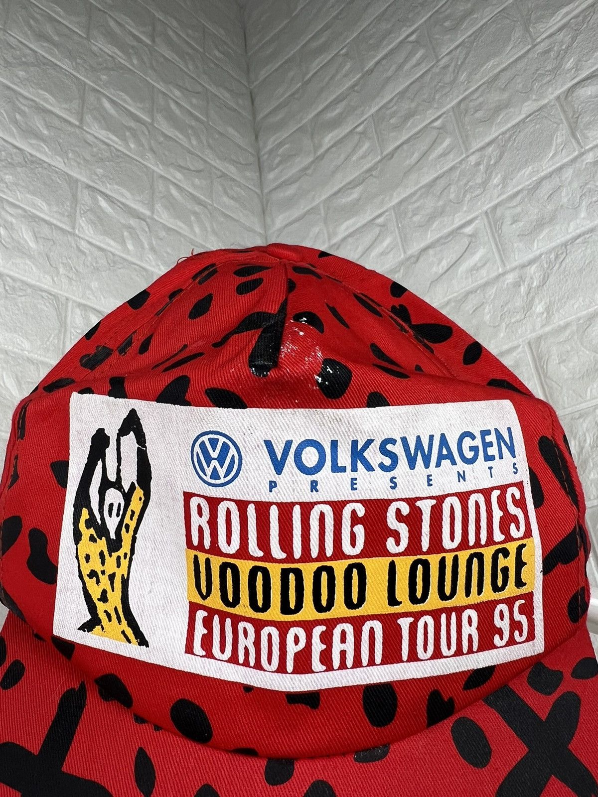 Band Tees × The Rolling Stones × Vintage Vintage Rolling Stones Voodoo Lounge European Tour 1995 Cap Size ONE SIZE - 3 Thumbnail