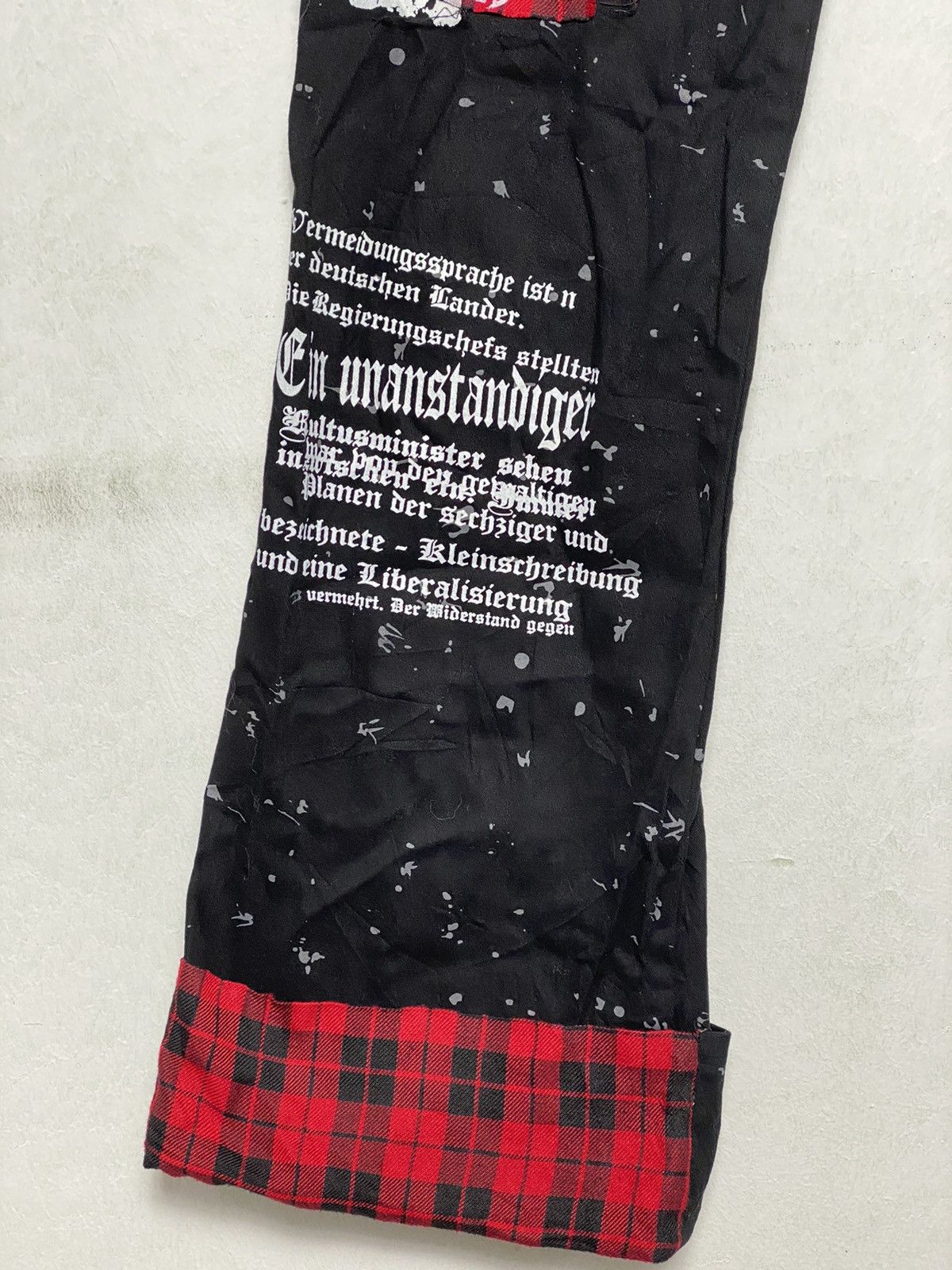 Japanese Brand Vintage Blood Storm Punk Distressed Flared Pants Hysteric Size US 33 - 7 Thumbnail