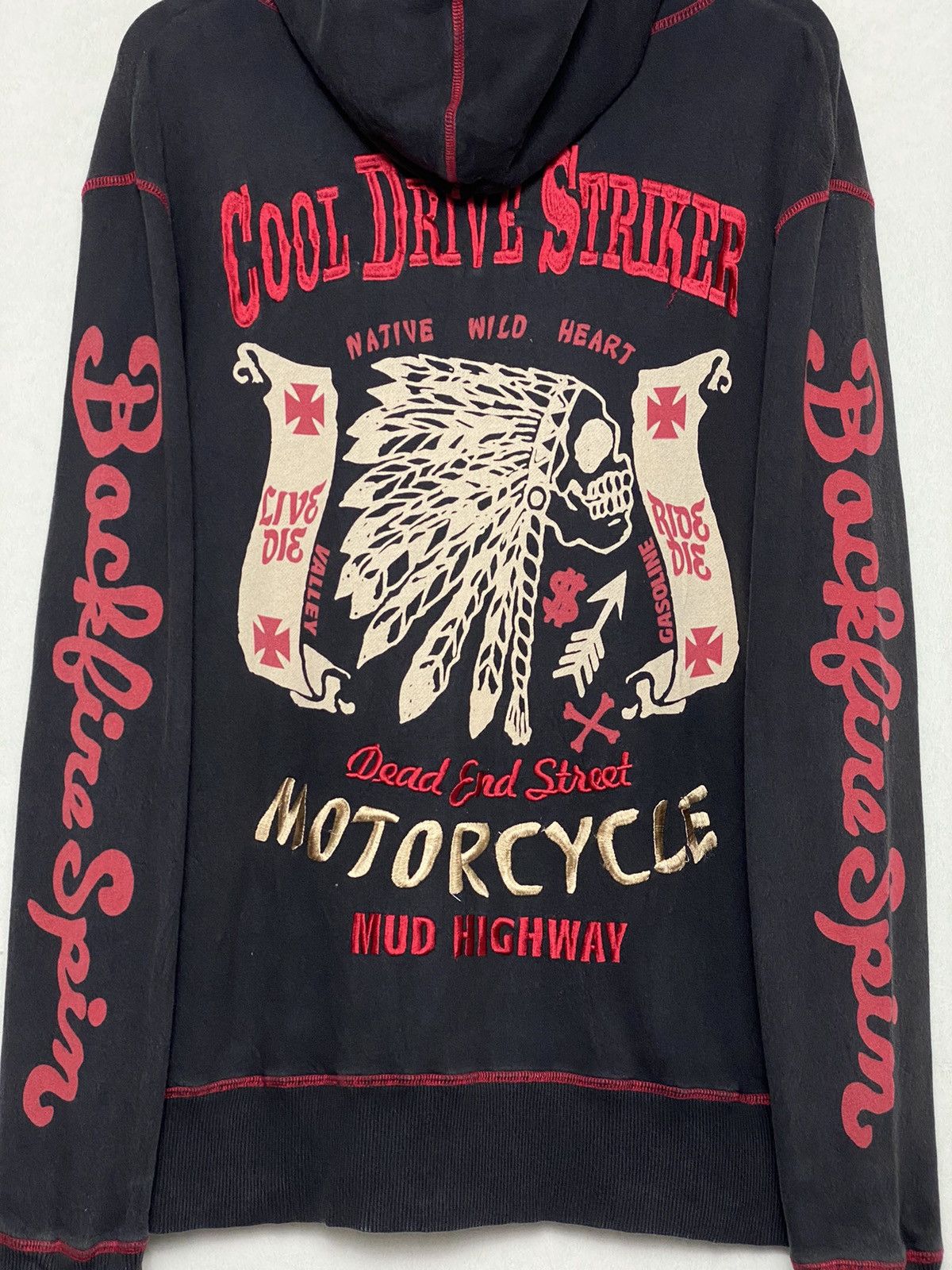 Harley Davidson Vintage Cool Devine Striek Skulls Hoodies/Honda Nismo Nissan Size US L / EU 52-54 / 3 - 5 Thumbnail
