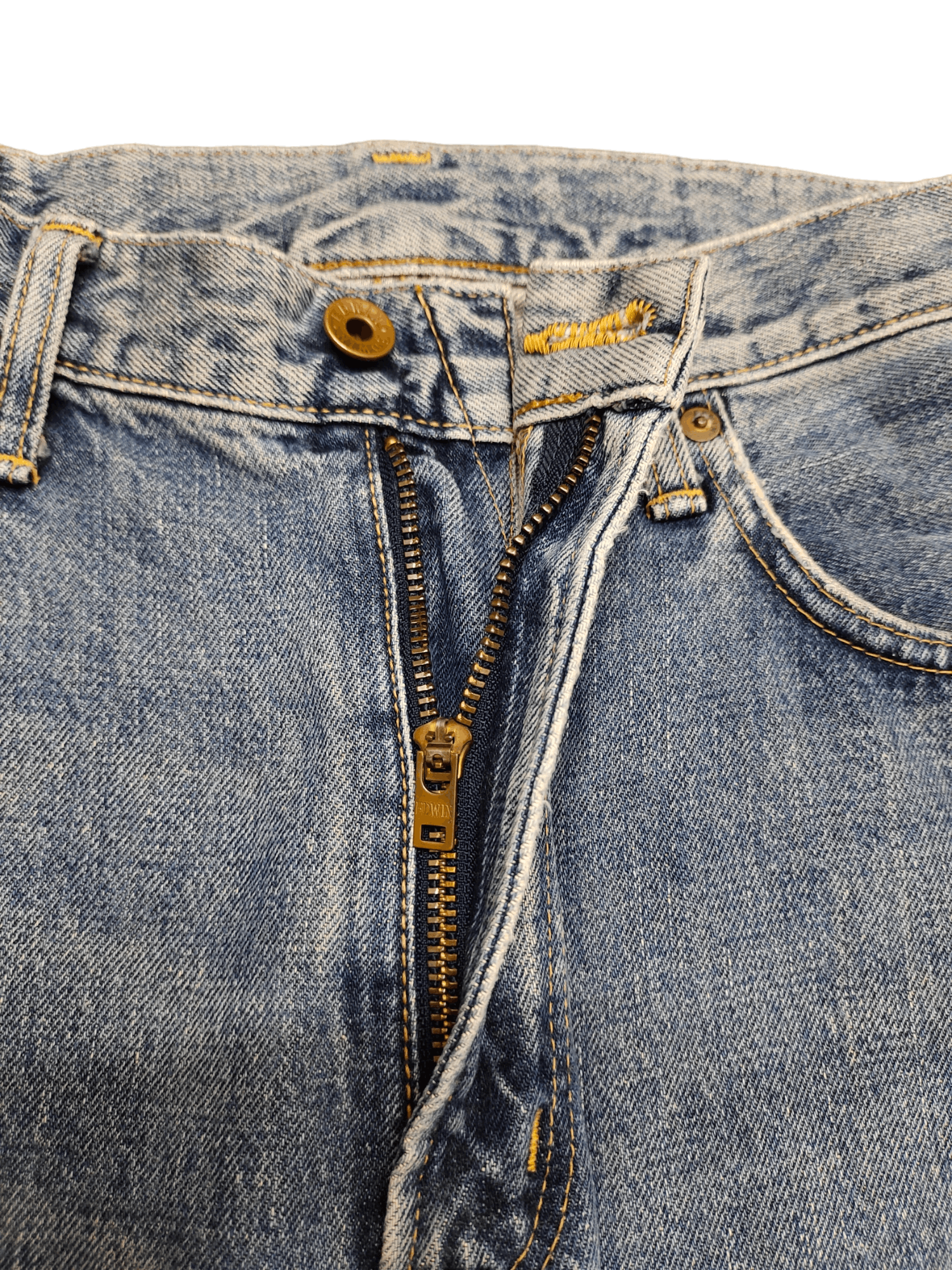 Kapital Vintage 90s Edwin 505XX Selvedge Jeans Relaxed Light Wash Size US 32 / EU 48 - 15 Thumbnail