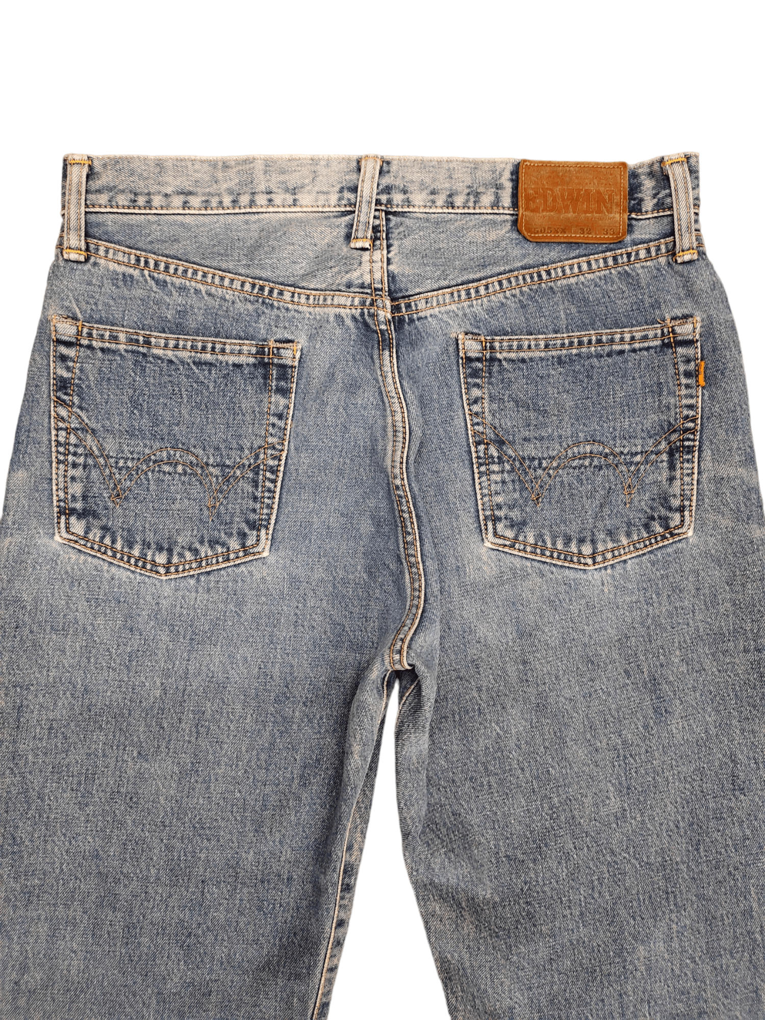 Kapital Vintage 90s Edwin 505XX Selvedge Jeans Relaxed Light Wash Size US 32 / EU 48 - 4 Thumbnail