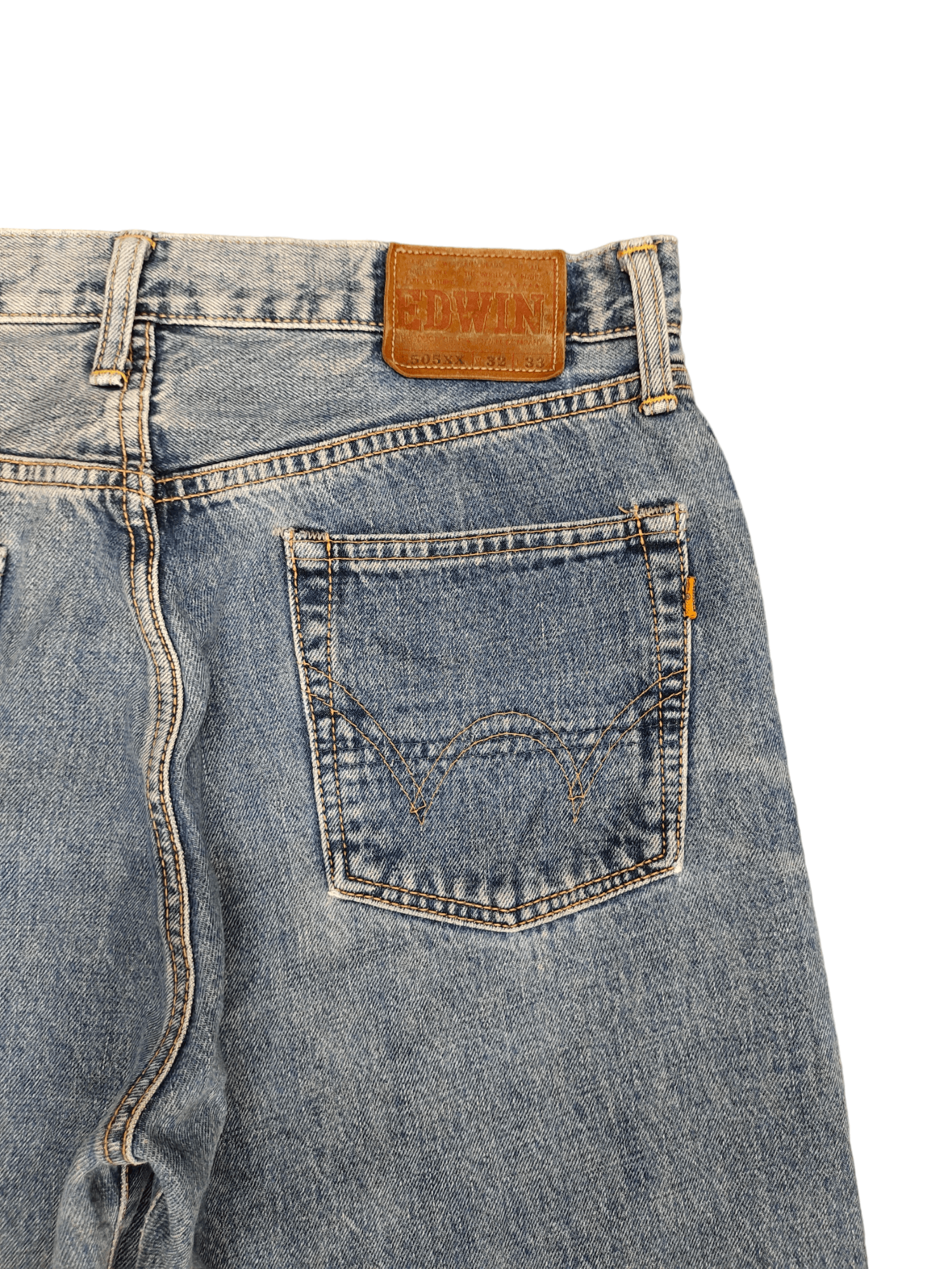 Kapital Vintage 90s Edwin 505XX Selvedge Jeans Relaxed Light Wash Size US 32 / EU 48 - 5 Thumbnail
