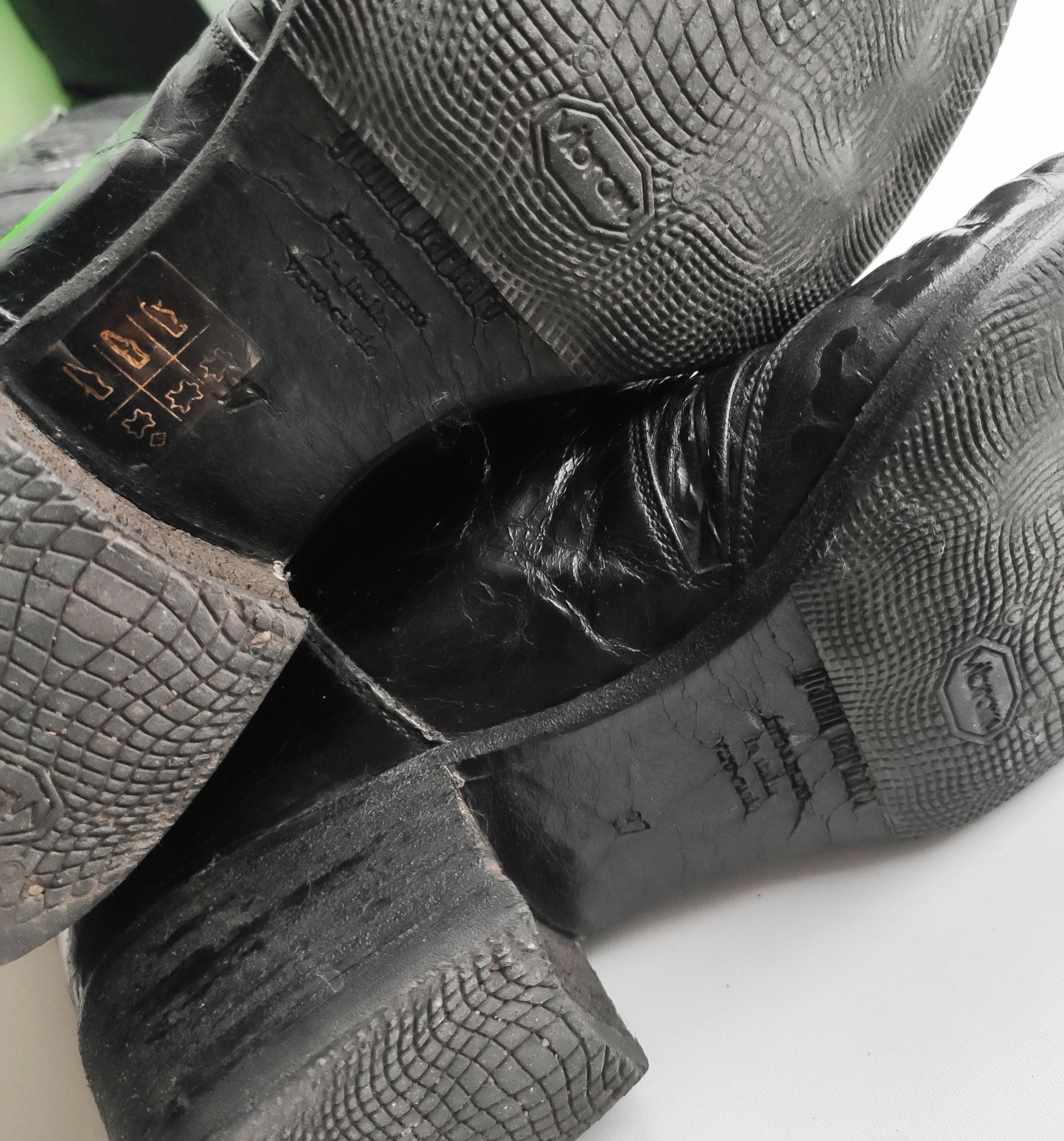 Gianni Barbato Deconstructed coated leather boots.like Guidi or Marsell Size US 6.5 / IT 36.5 - 6 Thumbnail