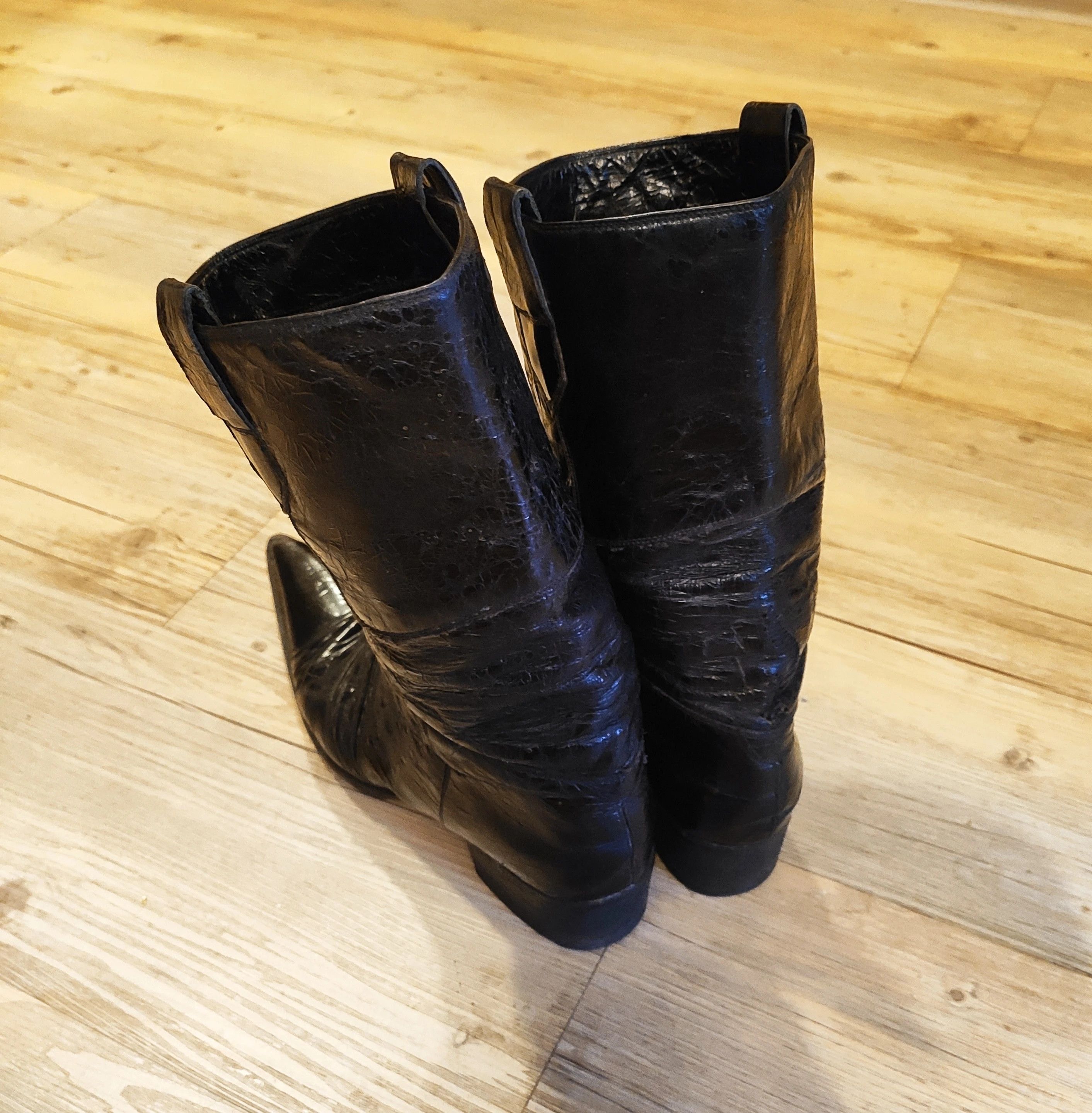 Gianni Barbato Deconstructed coated leather boots.like Guidi or Marsell Size US 6.5 / IT 36.5 - 4 Thumbnail