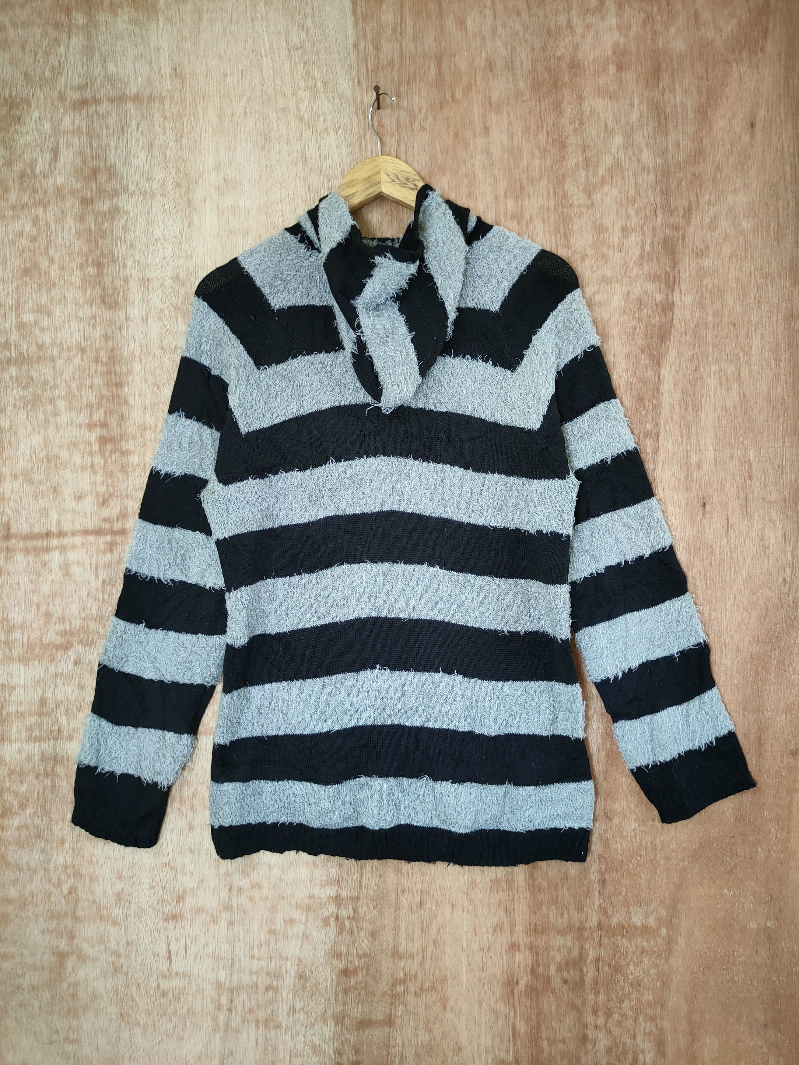 Japanese Brand Method FDG labo shaggy mohair fur knitwear japan #46-522 Size US M / EU 48-50 / 2 - 9 Thumbnail