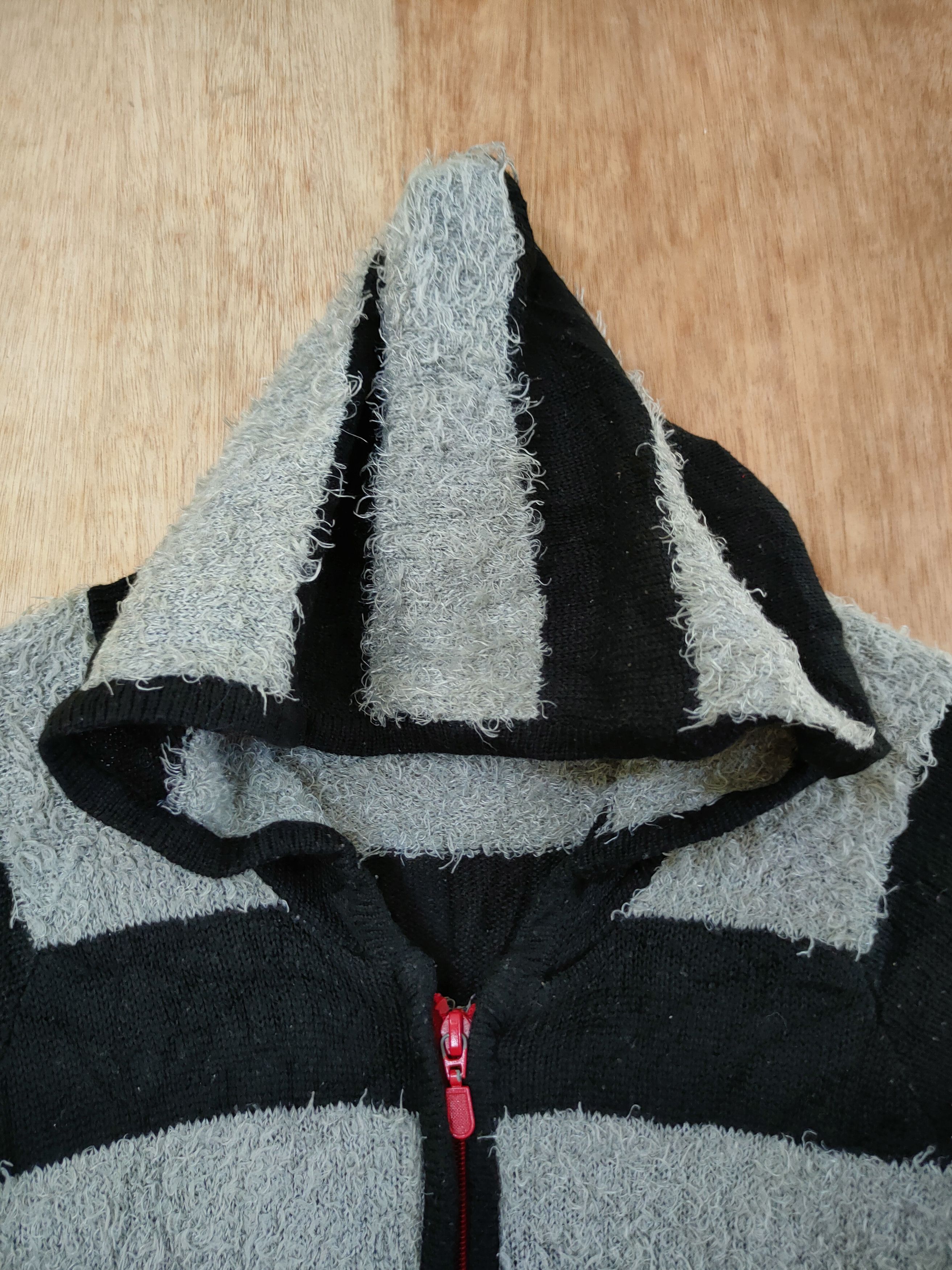 Japanese Brand Method FDG labo shaggy mohair fur knitwear japan #46-522 Size US M / EU 48-50 / 2 - 4 Thumbnail