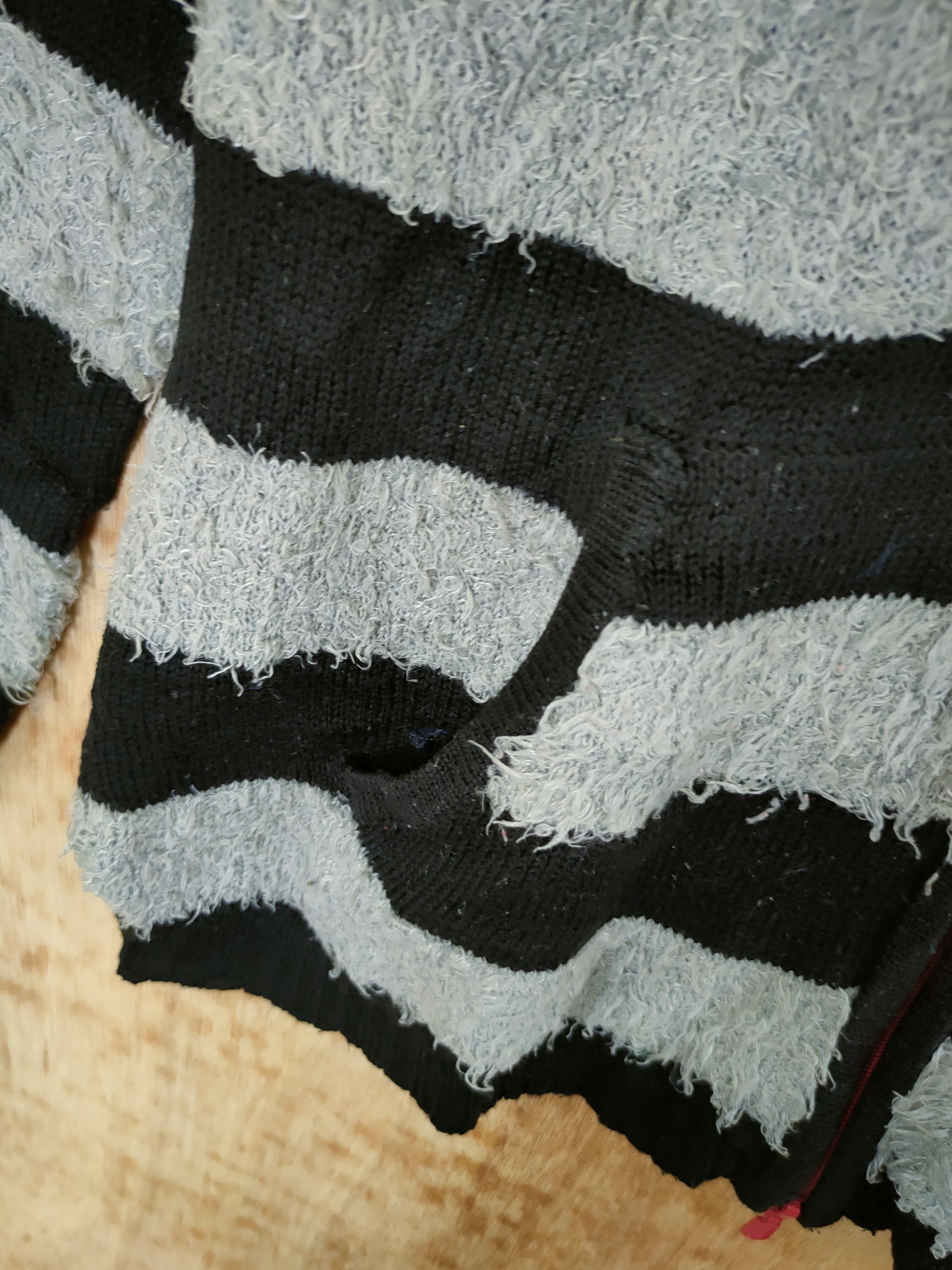 Japanese Brand Method FDG labo shaggy mohair fur knitwear japan #46-522 Size US M / EU 48-50 / 2 - 7 Thumbnail