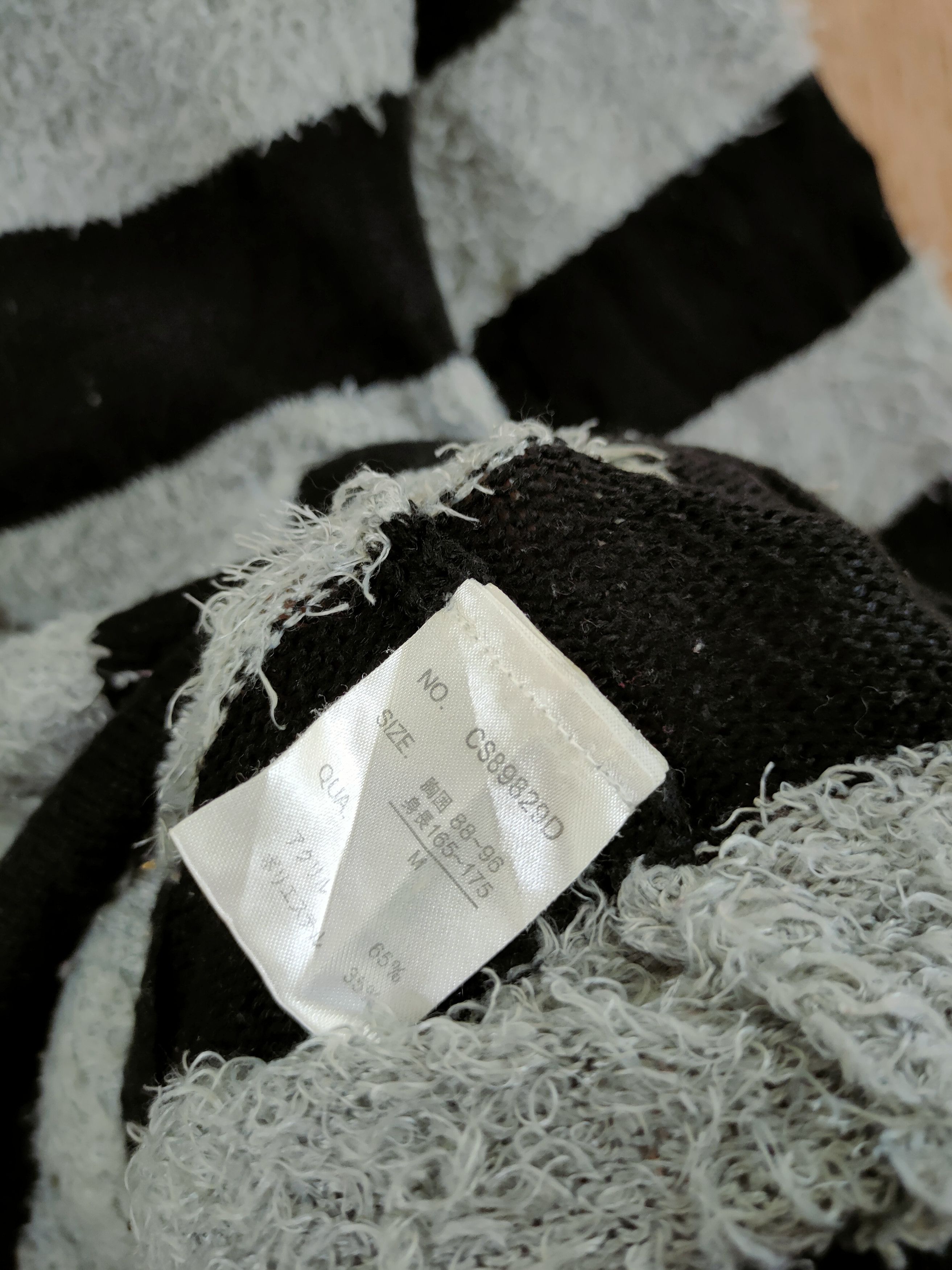 Japanese Brand Method FDG labo shaggy mohair fur knitwear japan #46-522 Size US M / EU 48-50 / 2 - 8 Thumbnail