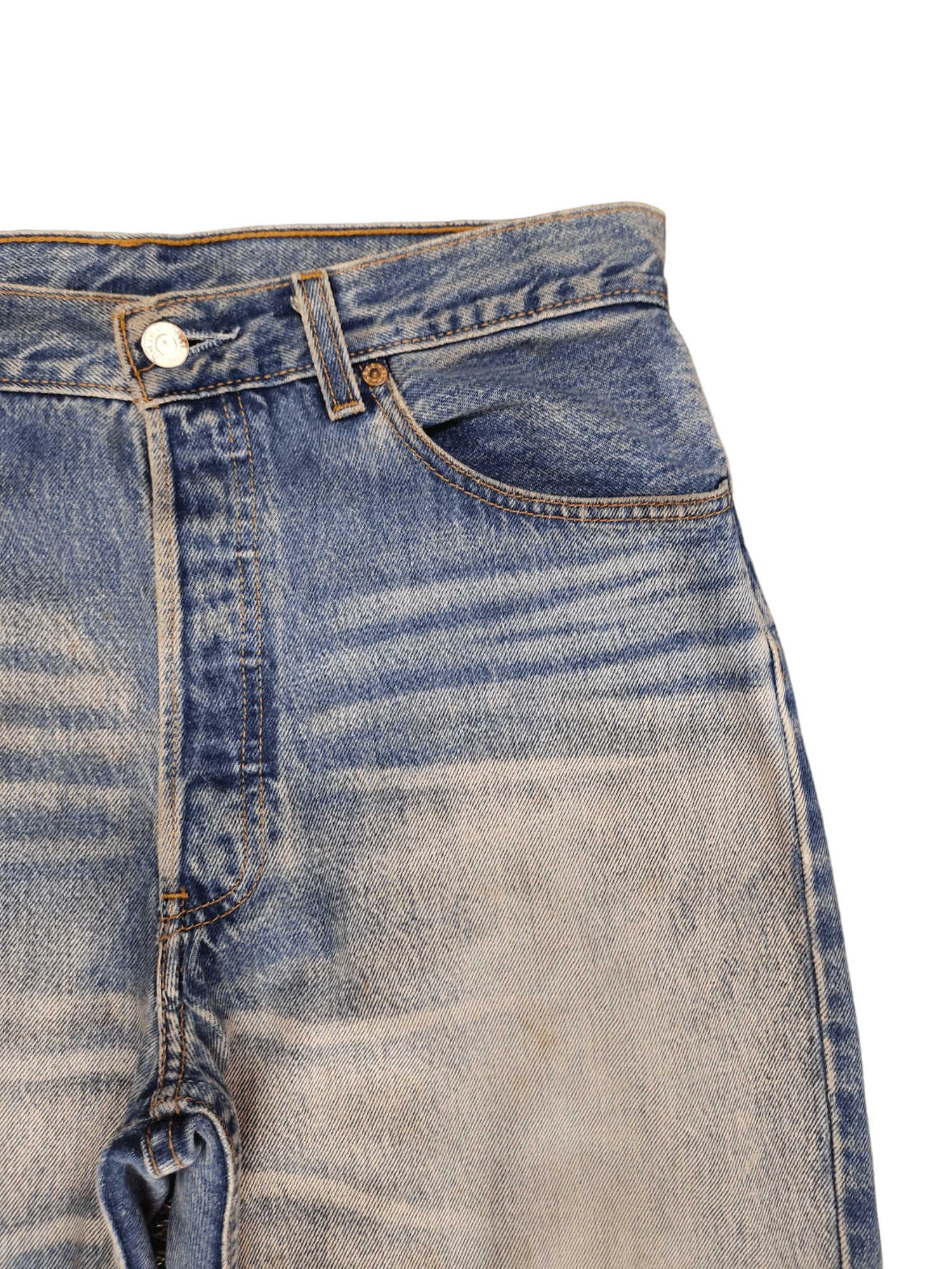 Levi's Vintage Levis X Atespexs Japan Rebulit Destroy Denim Jeans Size US 32 / EU 48 - 11 Thumbnail