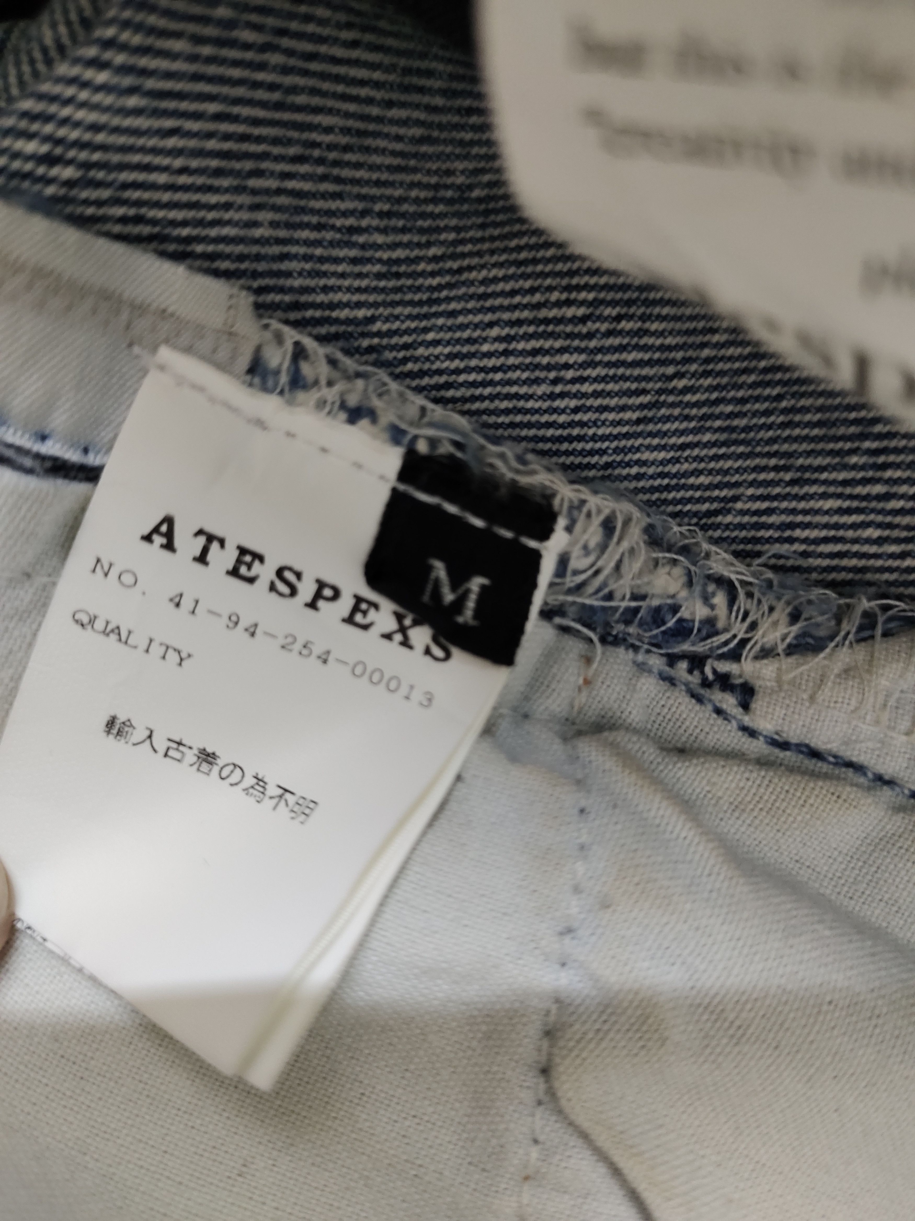 Levi's Vintage Levis X Atespexs Japan Rebulit Destroy Denim Jeans Size US 32 / EU 48 - 23 Thumbnail