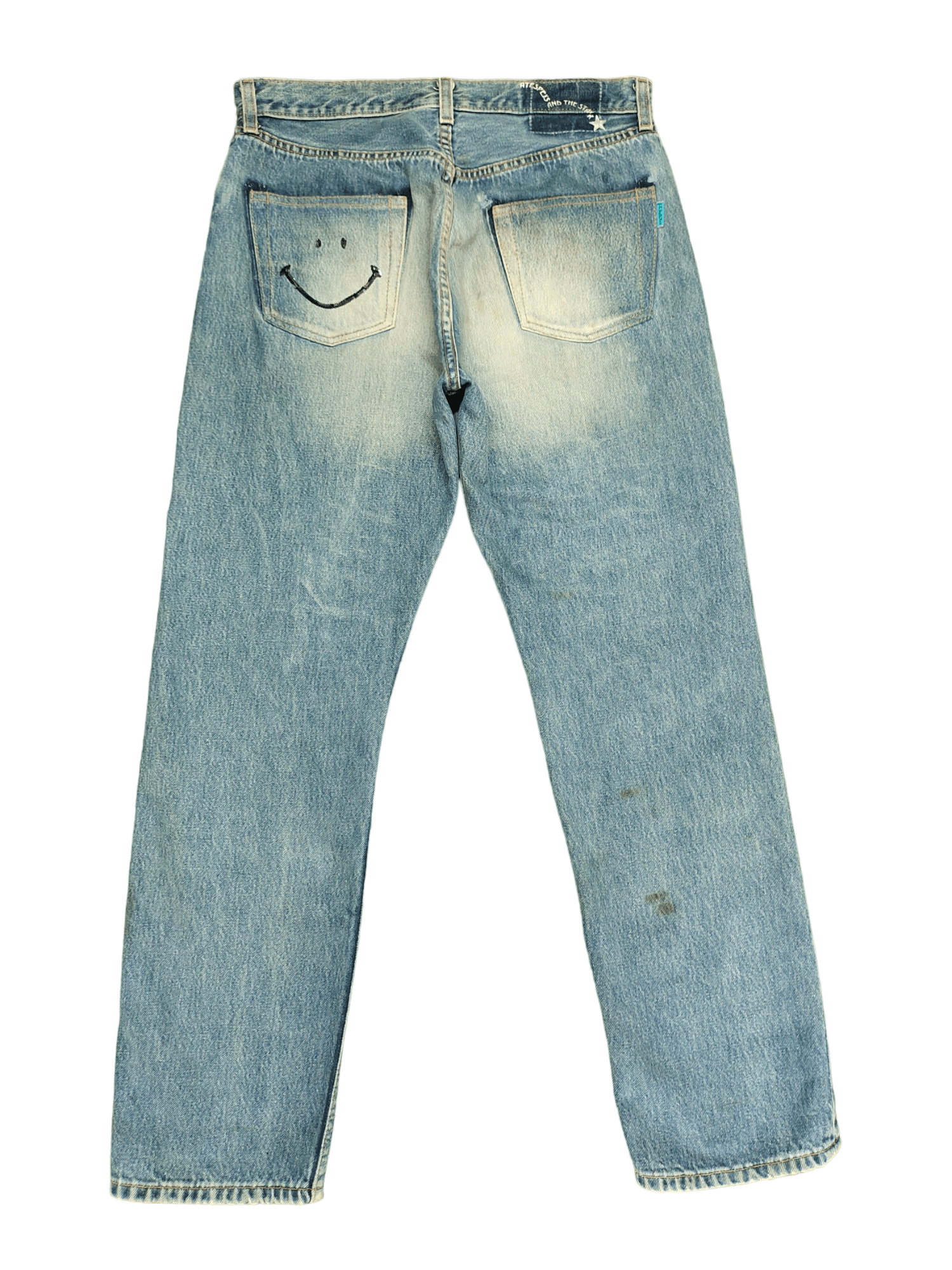 Levi's Vintage Levis X Atespexs Japan Rebulit Destroy Denim Jeans Size US 32 / EU 48 - 1 Thumbnail