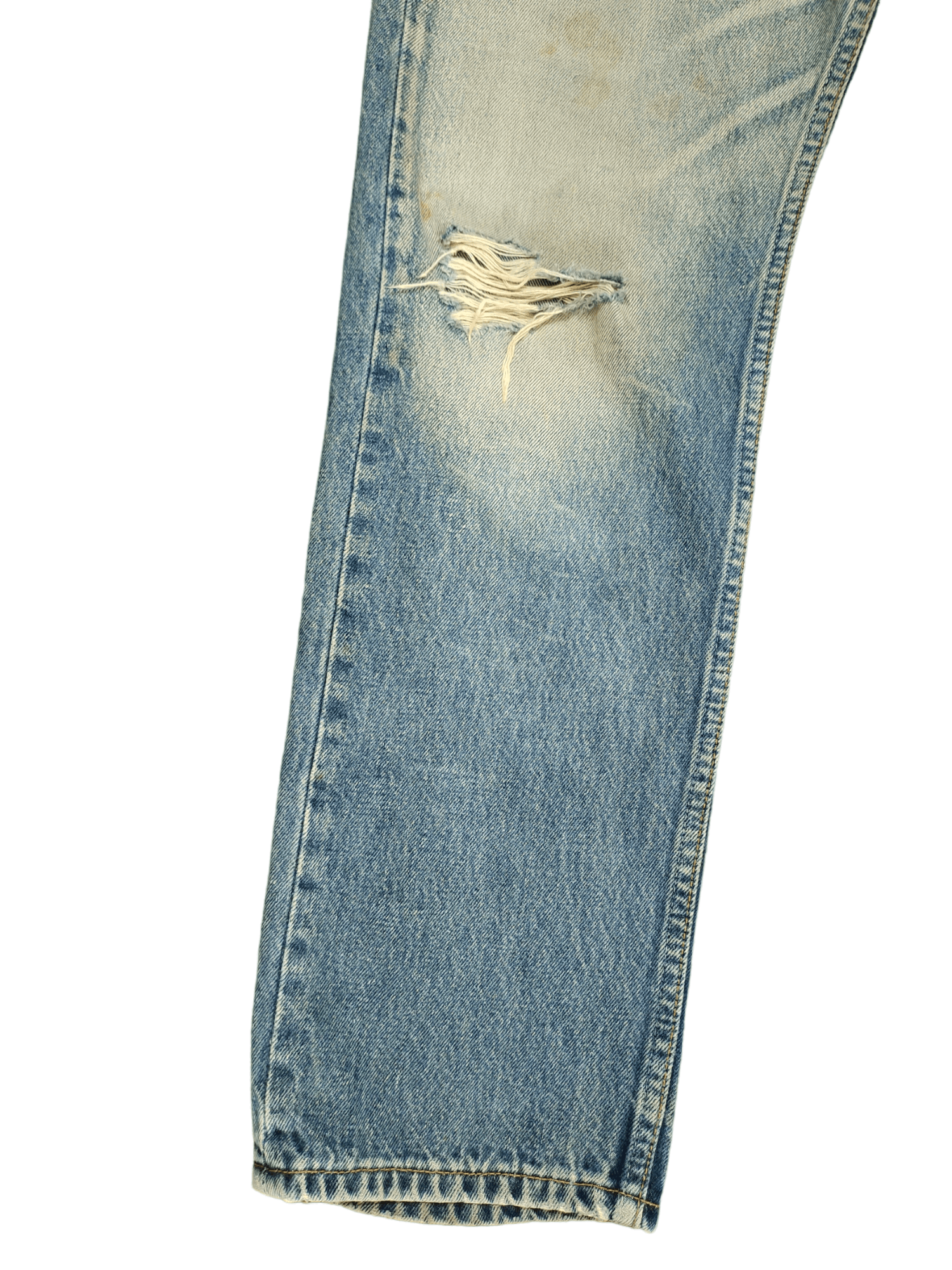 Levi's Vintage Levis X Atespexs Japan Rebulit Destroy Denim Jeans Size US 32 / EU 48 - 16 Thumbnail