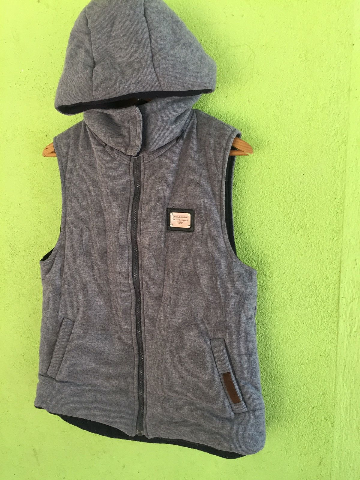 Dolce & Gabbana Dolce & Gabbana Sleeveless Sweater Jacket Removable Hoodie Size US XS / EU 42 / 0 - 4 Thumbnail