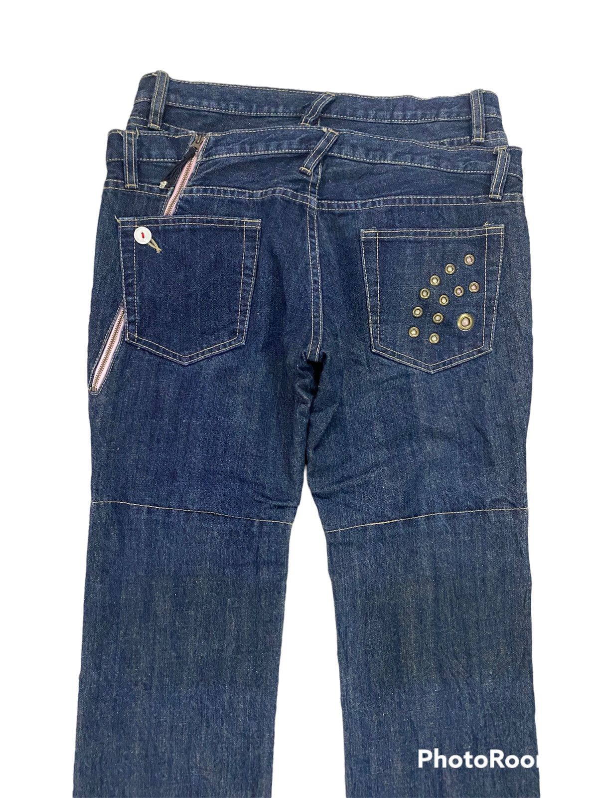 PPFM 💥Japanese Designer Ppfm Double Waist Denim Size US 31 - 7 Thumbnail