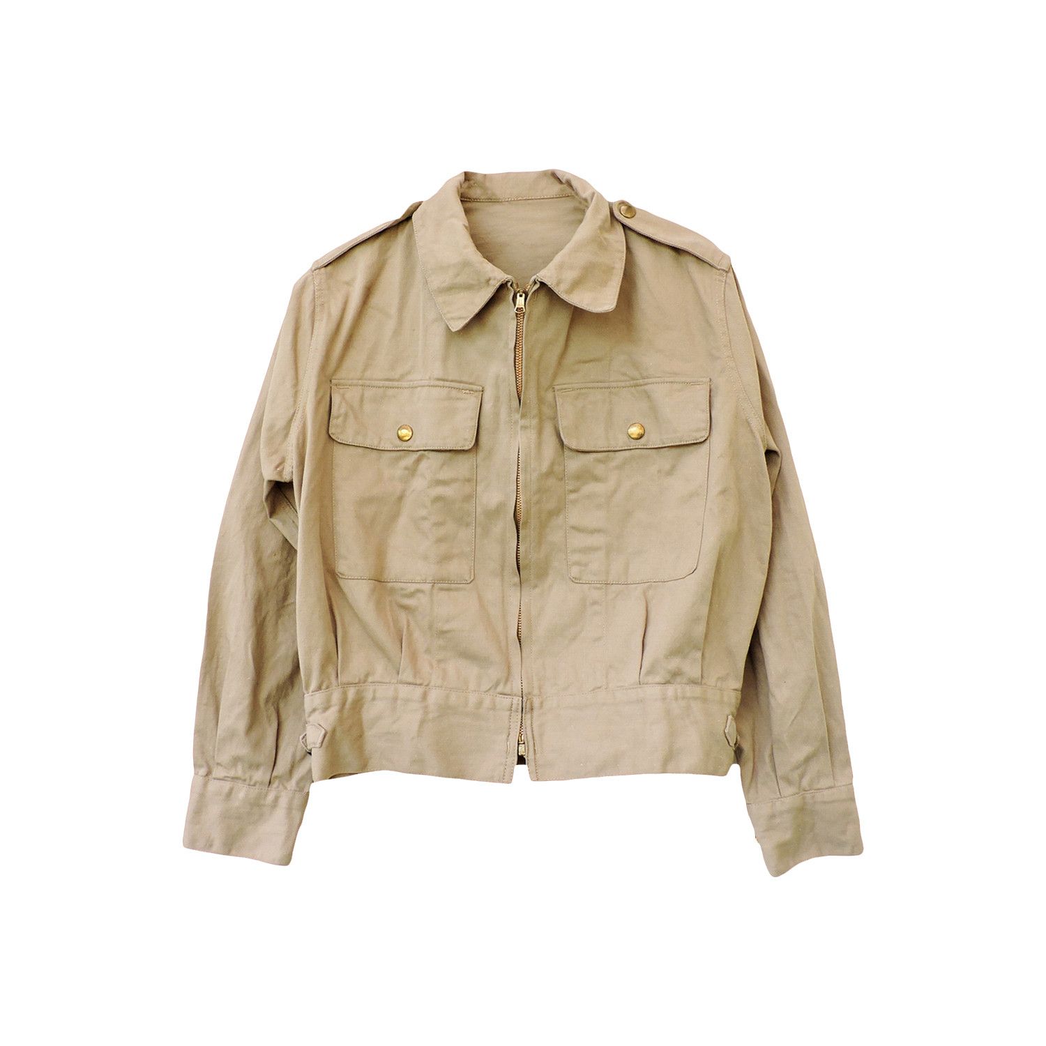 Vintage 50's Australian Army Twill Work Jacket By Freedman Size US S / EU 44-46 / 1 - 1 Thumbnail