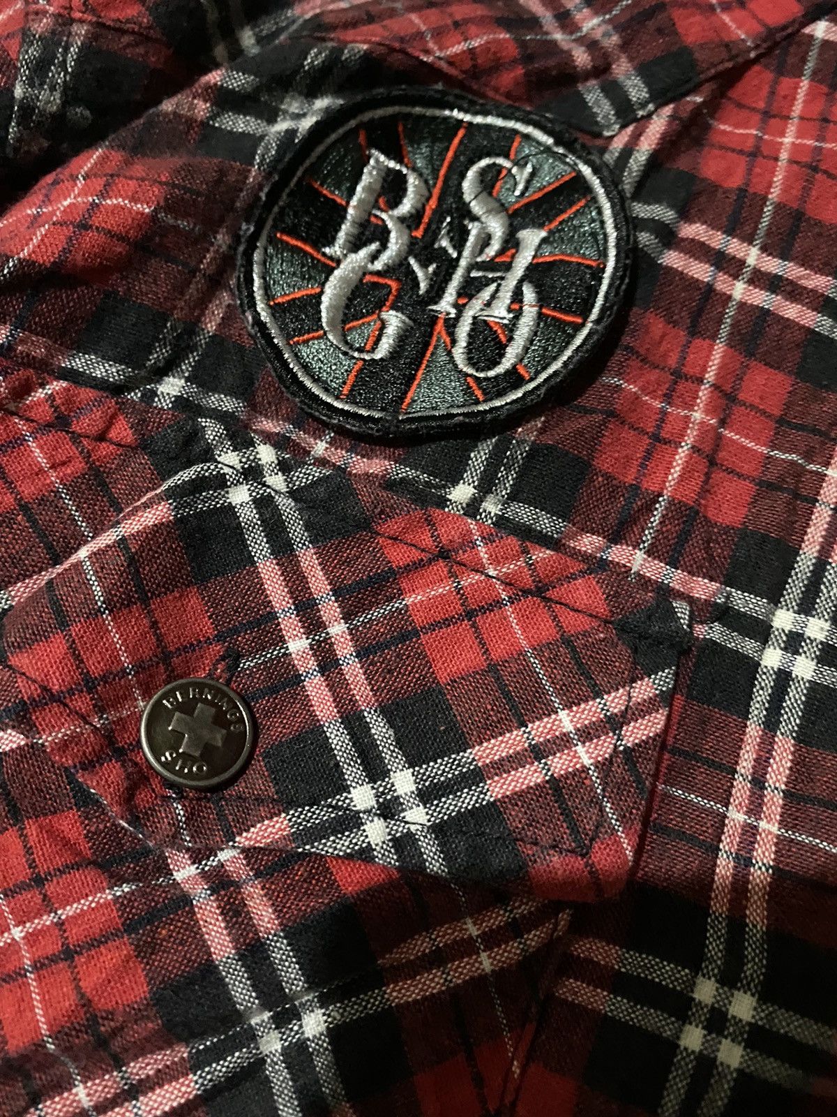 Hysteric Glamour 💥Vintage Japanese Seditionaries Bernings Sho Button Shirt Size US M / EU 48-50 / 2 - 4 Thumbnail