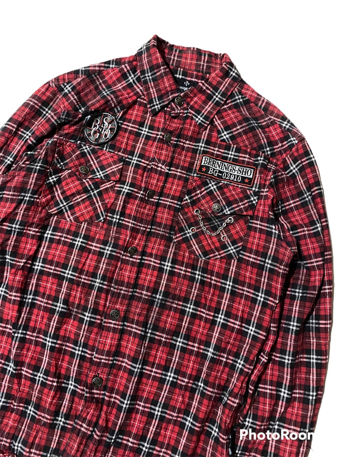 Hysteric Glamour 💥Vintage Japanese Seditionaries Bernings Sho Button Shirt Size US M / EU 48-50 / 2 - 2 Thumbnail