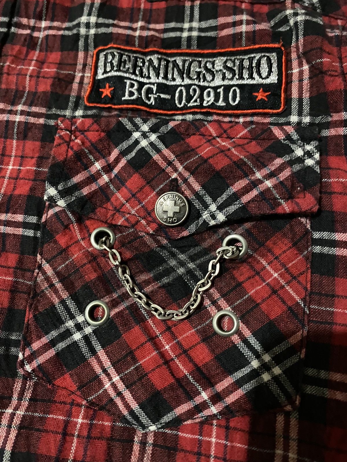 Hysteric Glamour 💥Vintage Japanese Seditionaries Bernings Sho Button Shirt Size US M / EU 48-50 / 2 - 3 Thumbnail